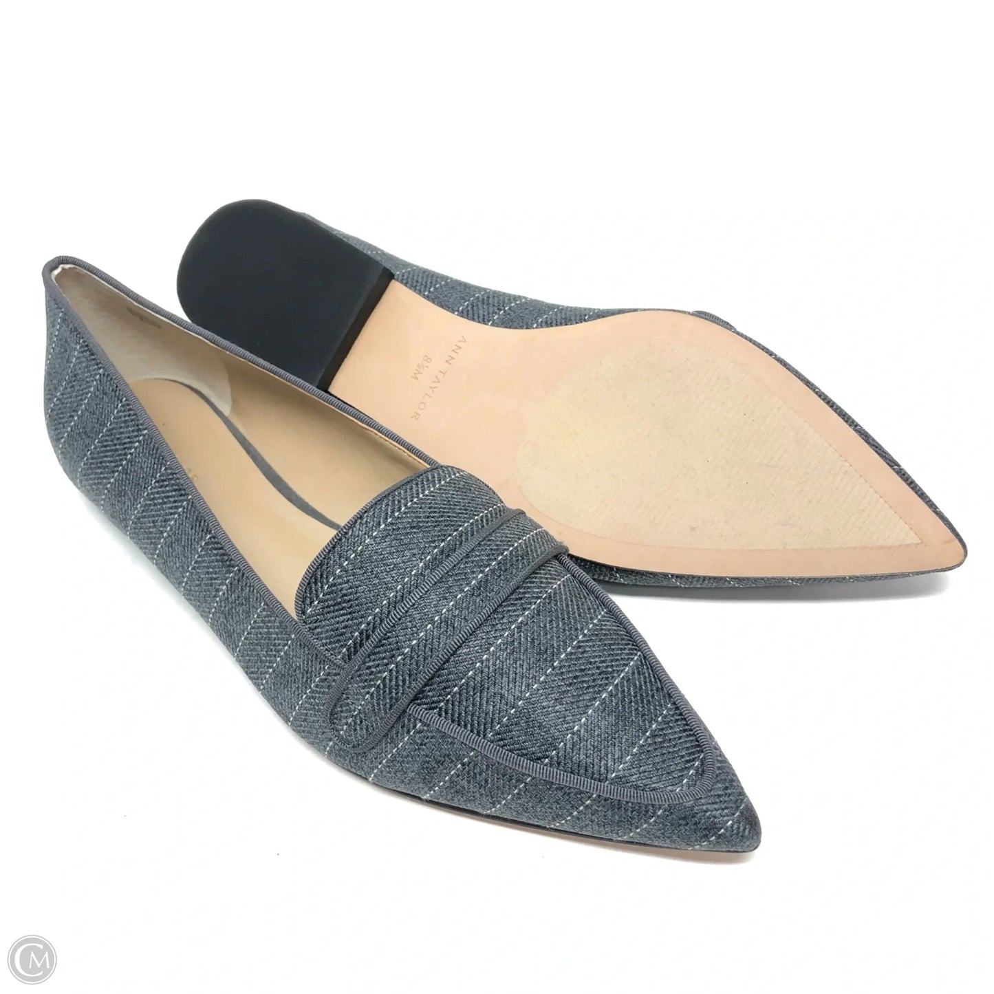 Shoes Flats By Ann Taylor In Grey, Size: 8.5