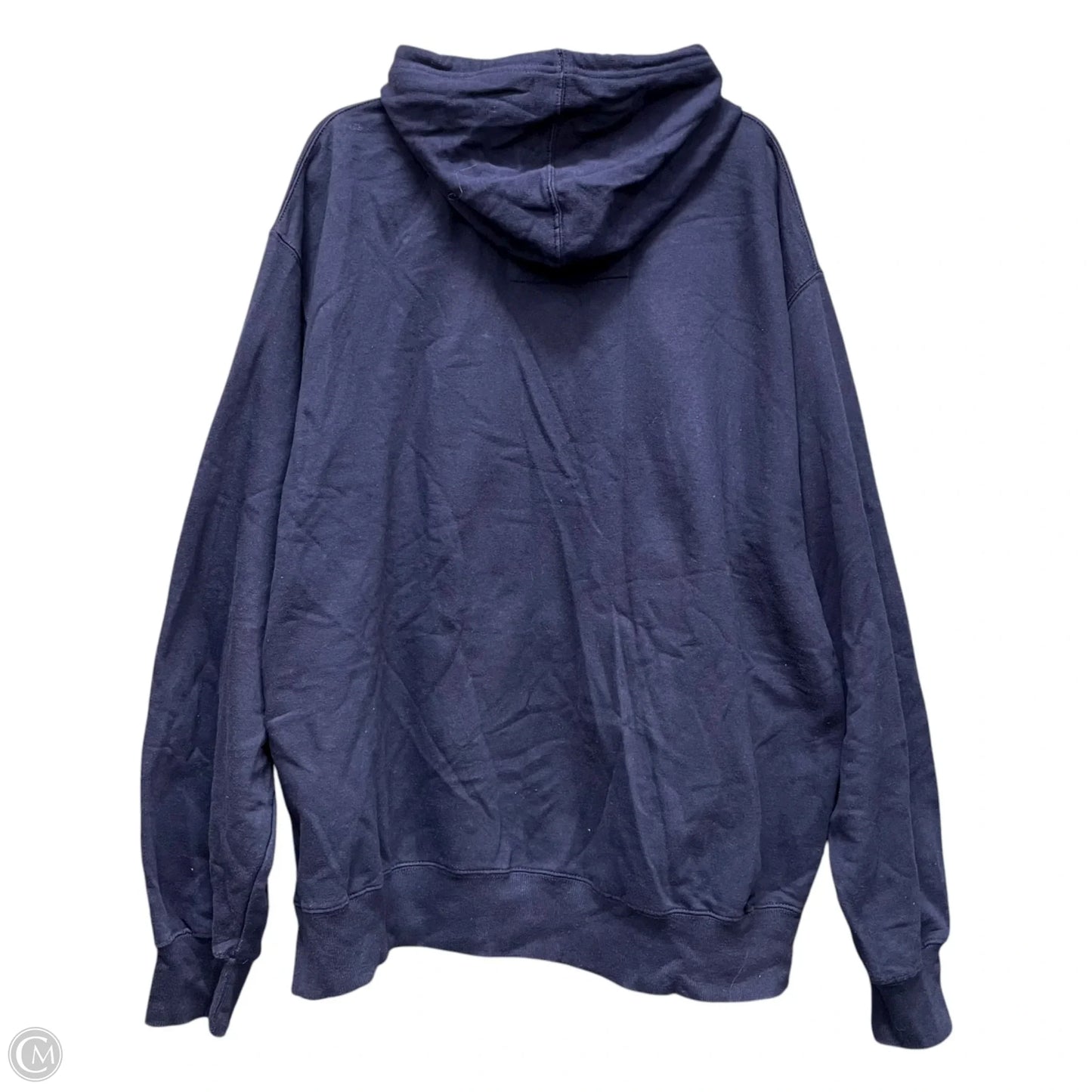 Sweatshirt Hoodie By Adidas In Navy, Size: 2x
