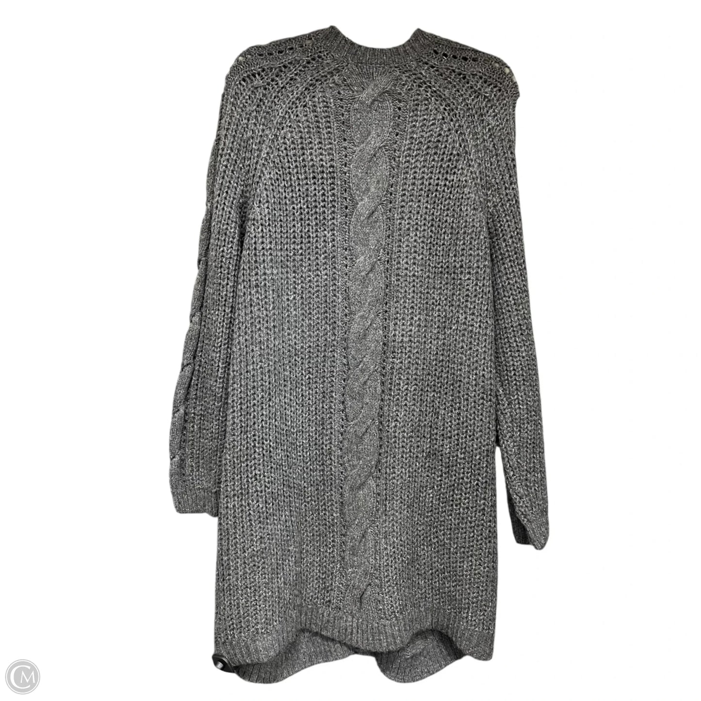 Sweater Cardigan By Torrid In Grey, Size: 2x