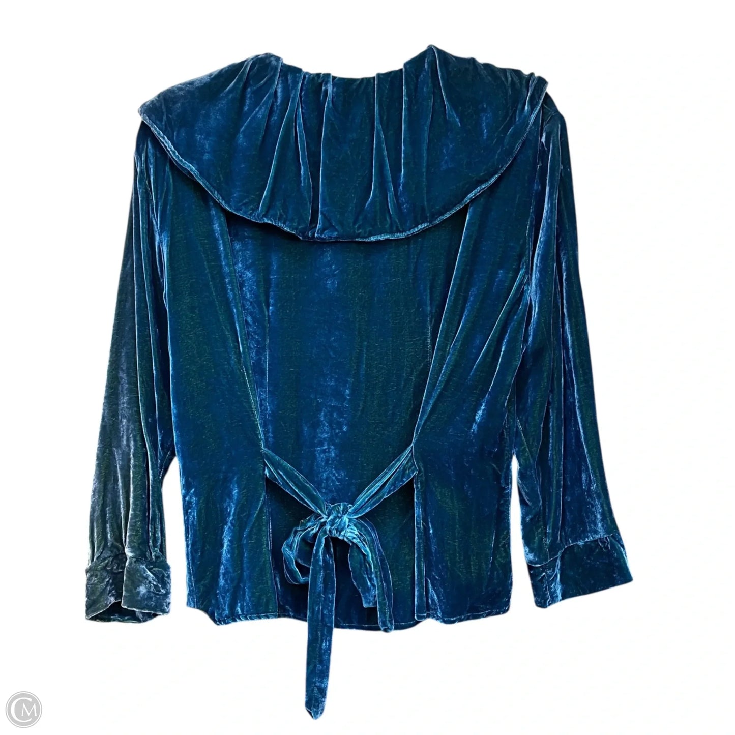 Top Long Sleeve By Cma In Blue, Size: M