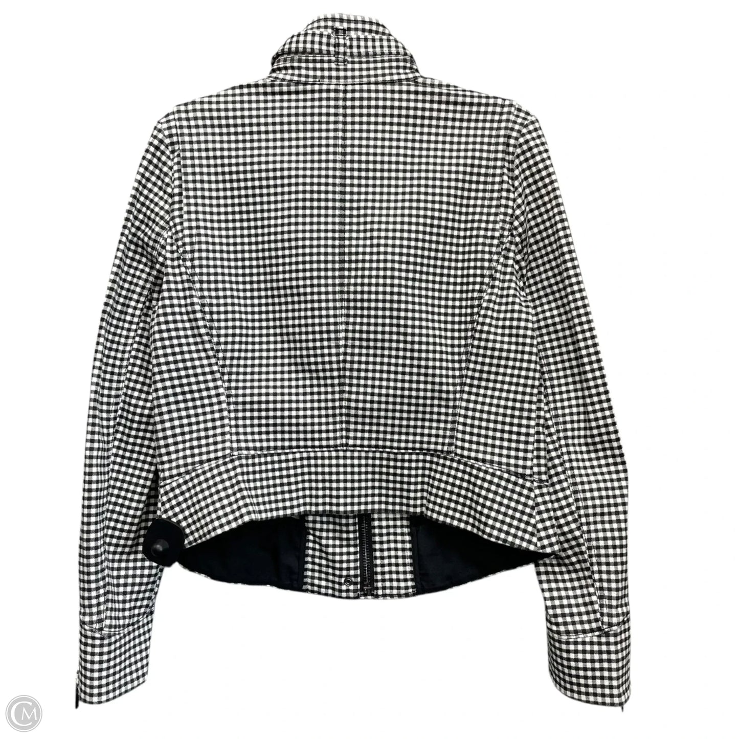 Jacket Denim By White House Black Market In Black & White, Size: 10