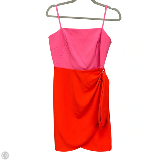 Dress Designer By Milly In Pink & Red, Size: 2