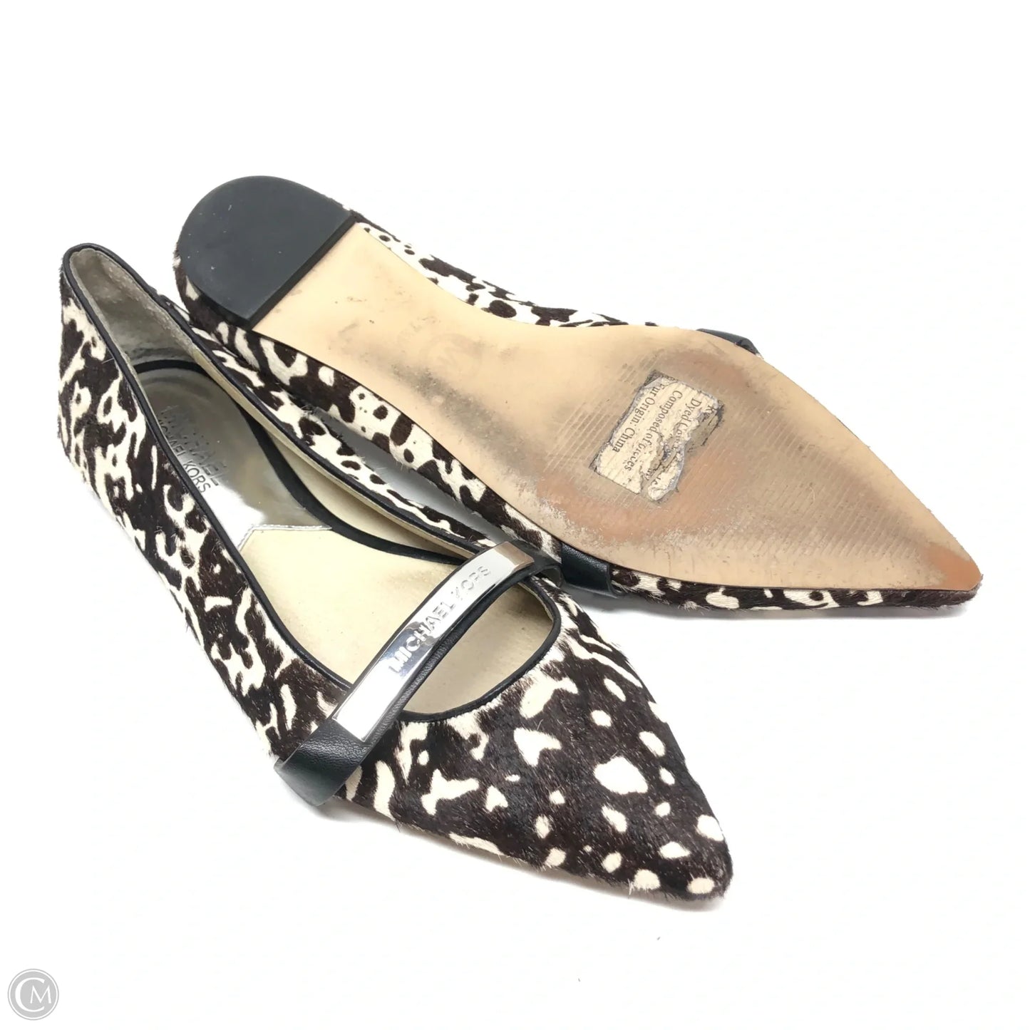 Shoes Flats By Michael By Michael Kors In Animal Print, Size: 7.5