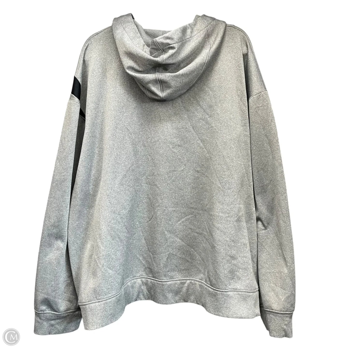 Sweatshirt Hoodie By Nike In Grey, Size: 3x