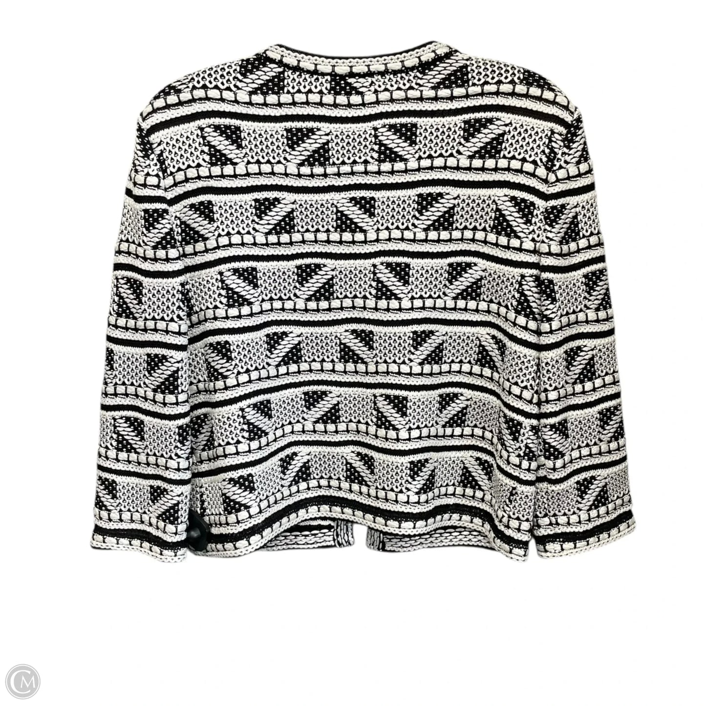 Blazer By St. John In Black & White, Size: S