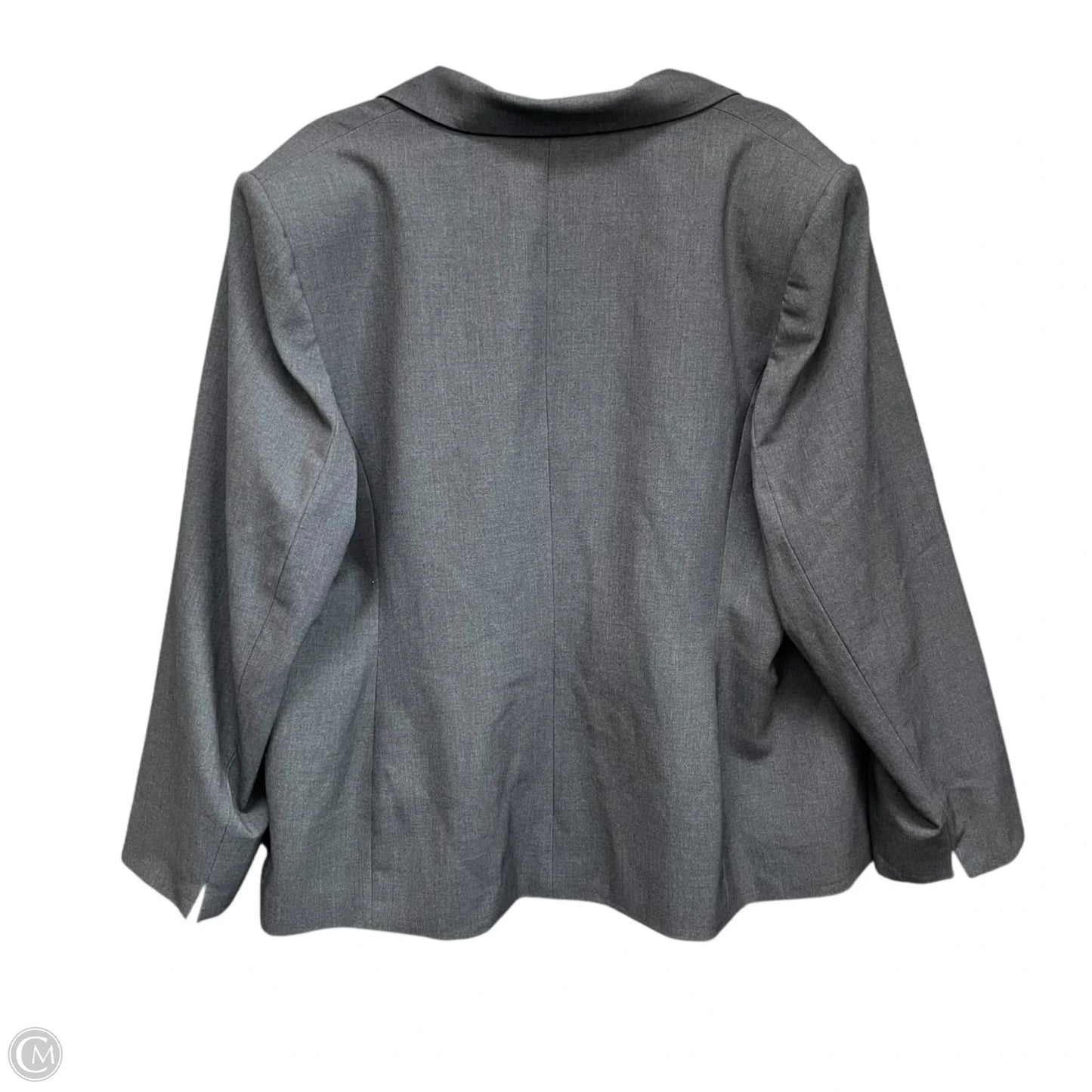 Blazer By Calvin Klein In Grey, Size: 20