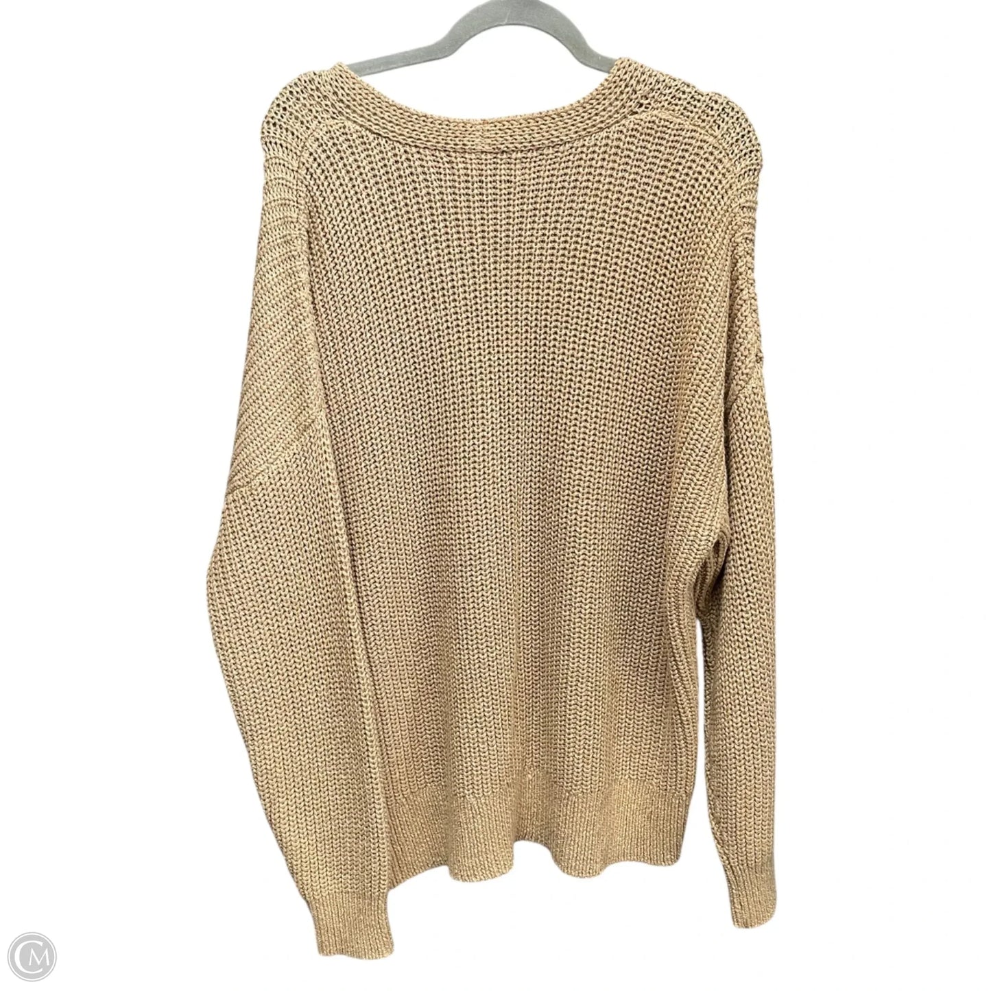 Sweater By Rachel Roy In Tan, Size: 3x