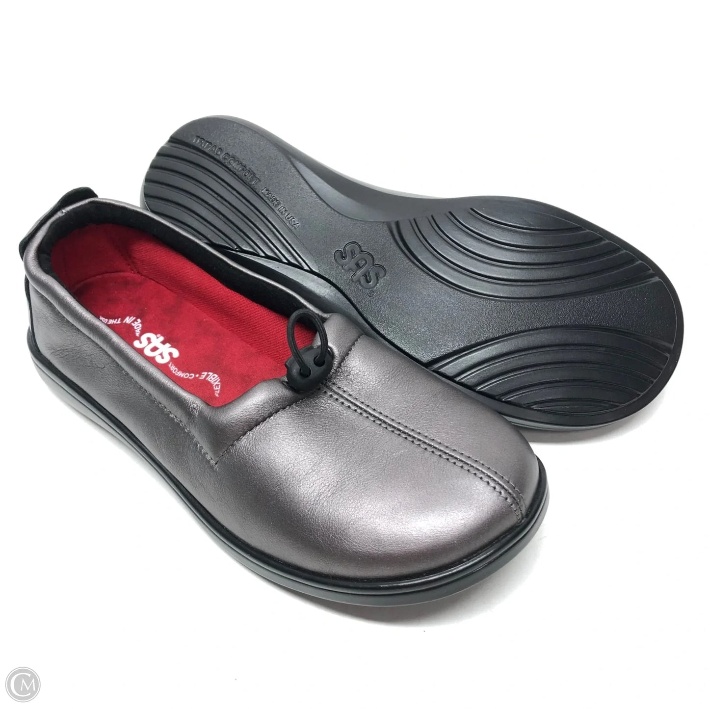 Shoes Flats By Sas In Grey, Size: 7.5
