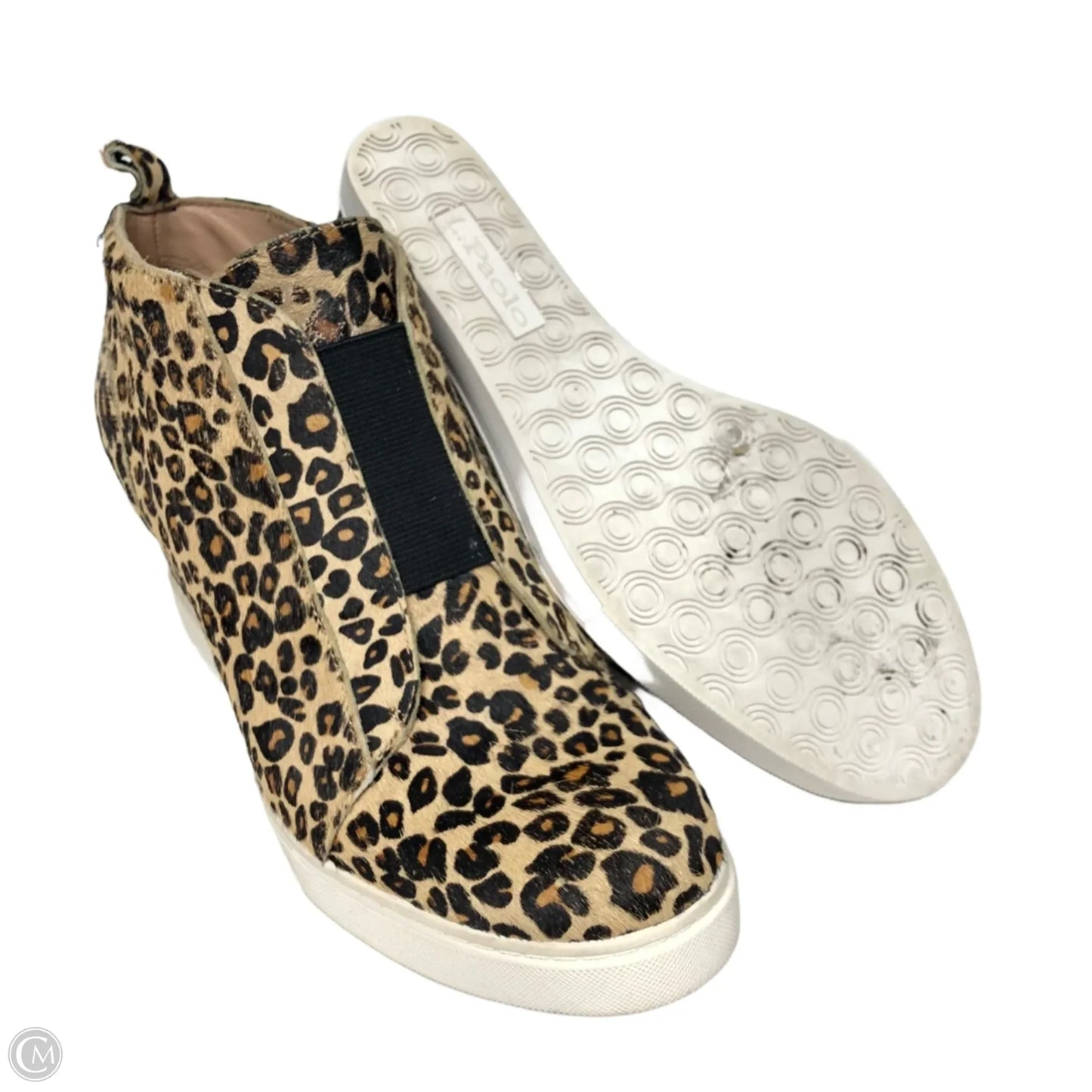 Boots Ankle Heels By Linea Paolo In Leopard Print, Size: 6