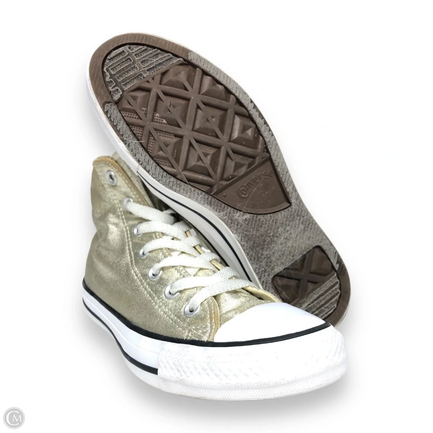 Shoes Sneakers By Converse In Gold, Size: 7.5