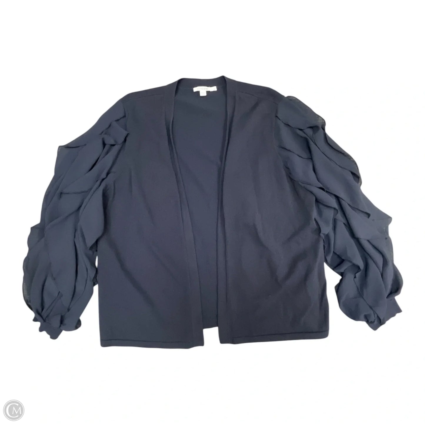 Cardigan By Chicos In Navy, Size: Xl