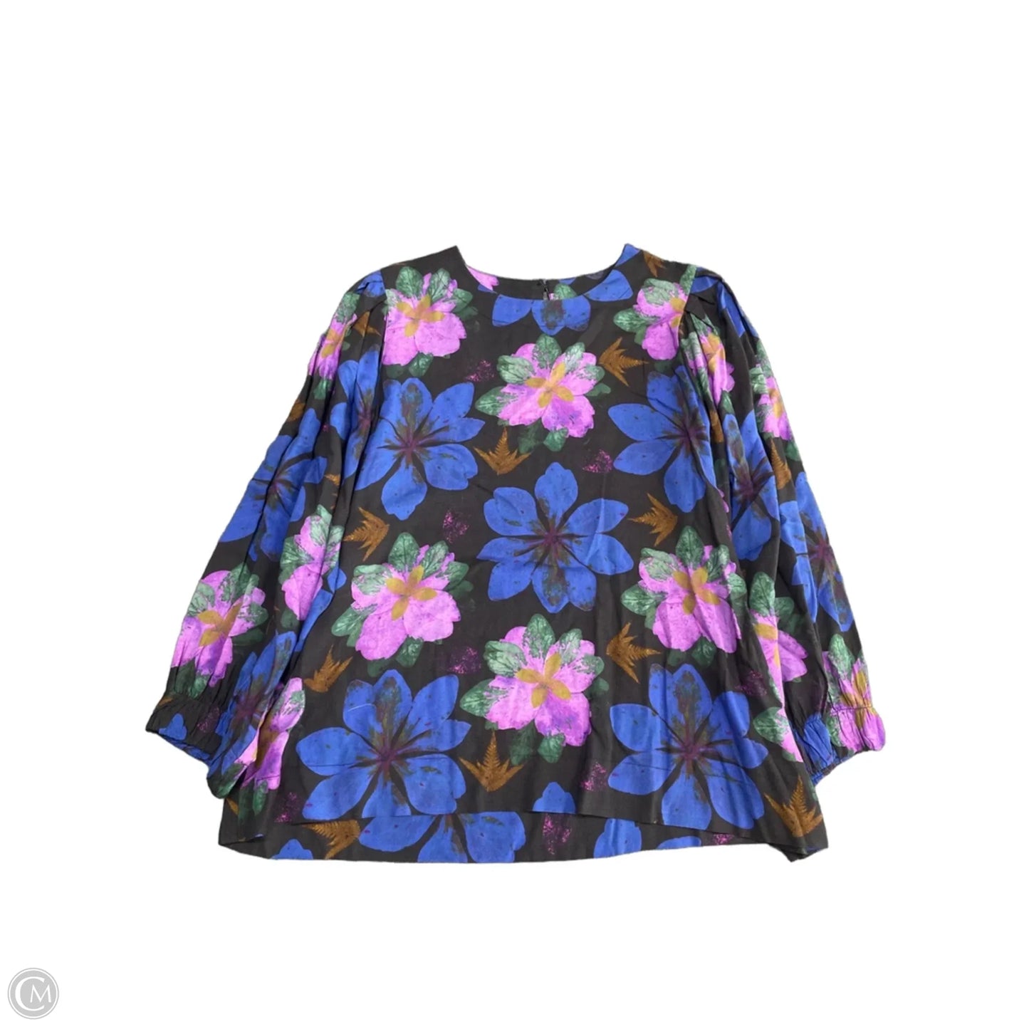 Top Long Sleeve By Cmc In Floral Print, Size: S