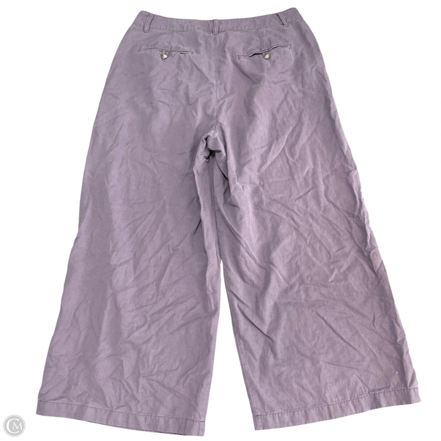 Pants Wide Leg By Madewell In Purple, Size: 14p