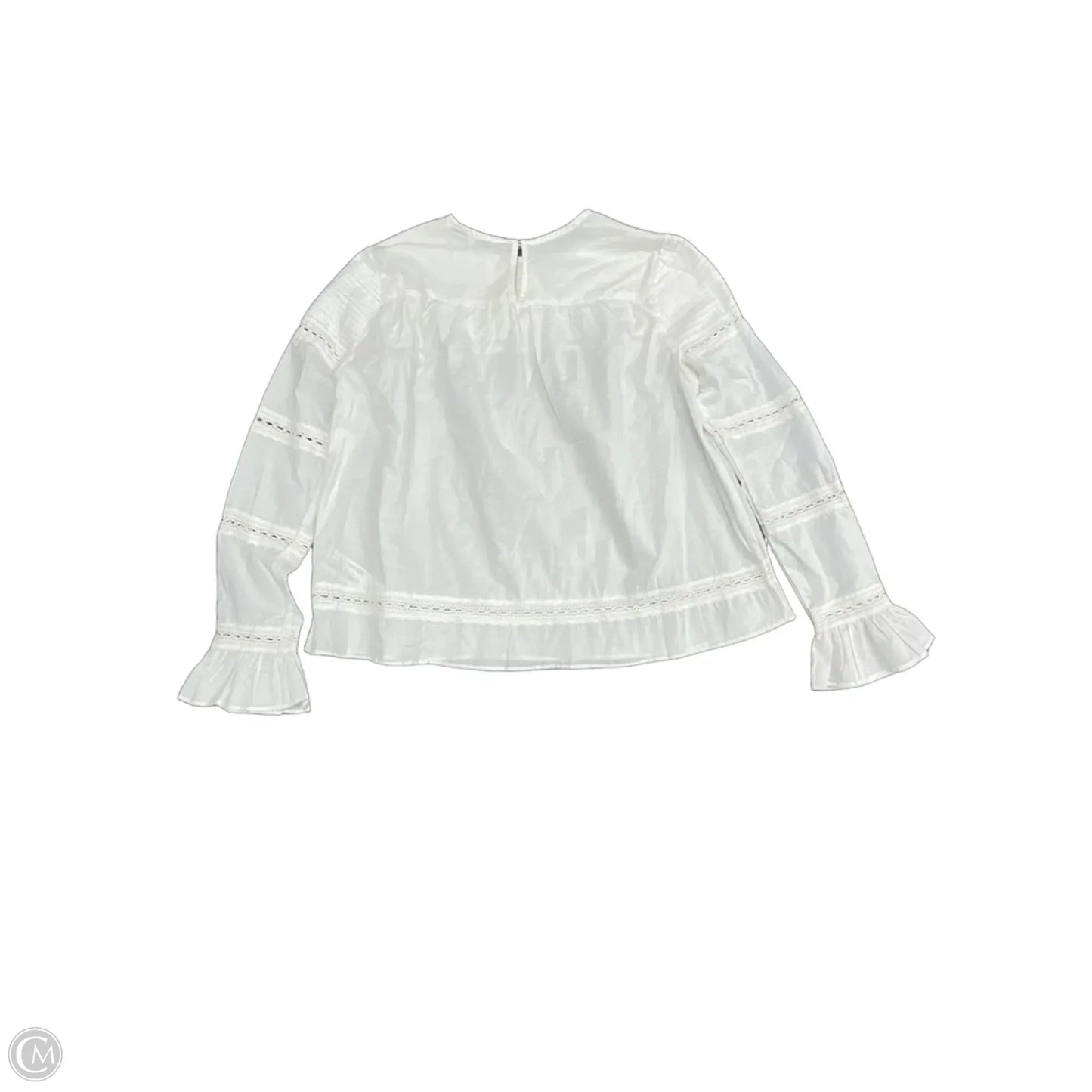 Blouse Long Sleeve By English Factory In Yellow, Size: Xs
