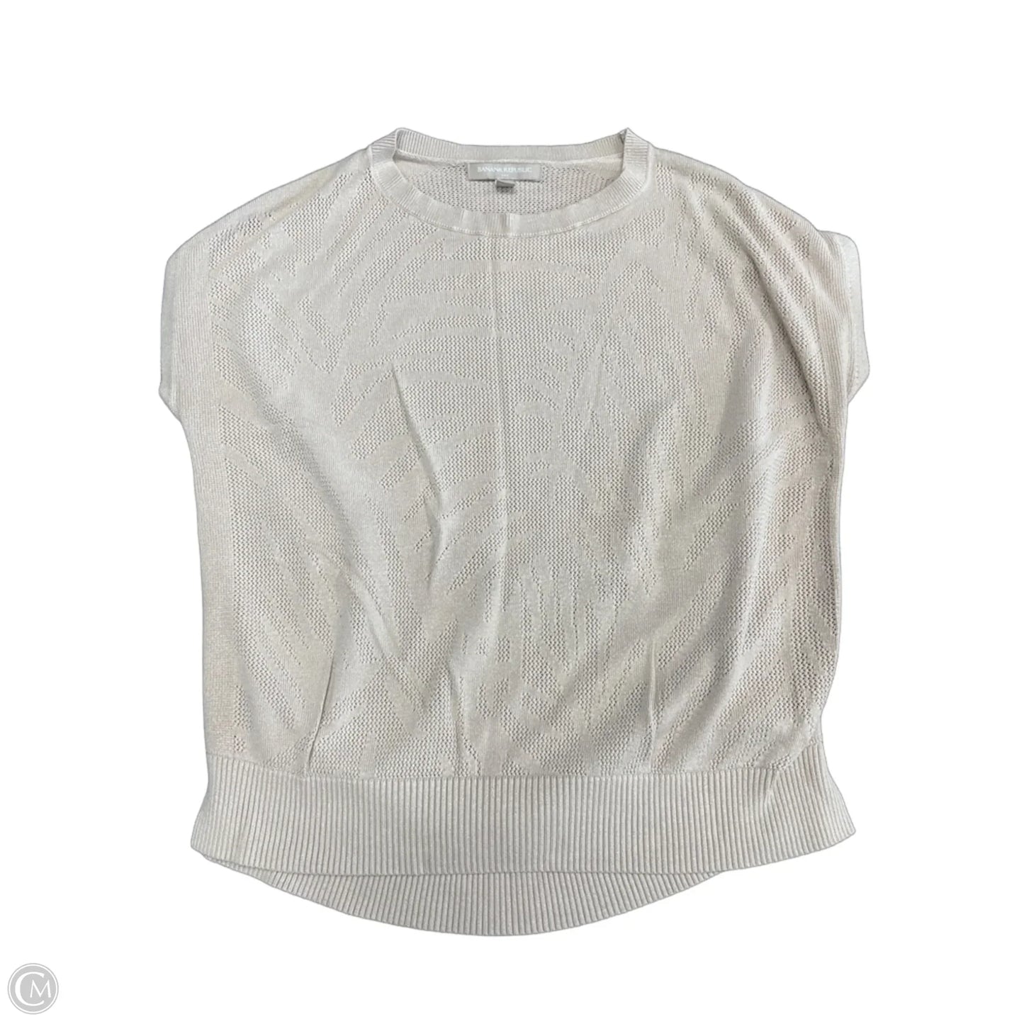 Top Sleeveless By Banana Republic In Tan, Size: M