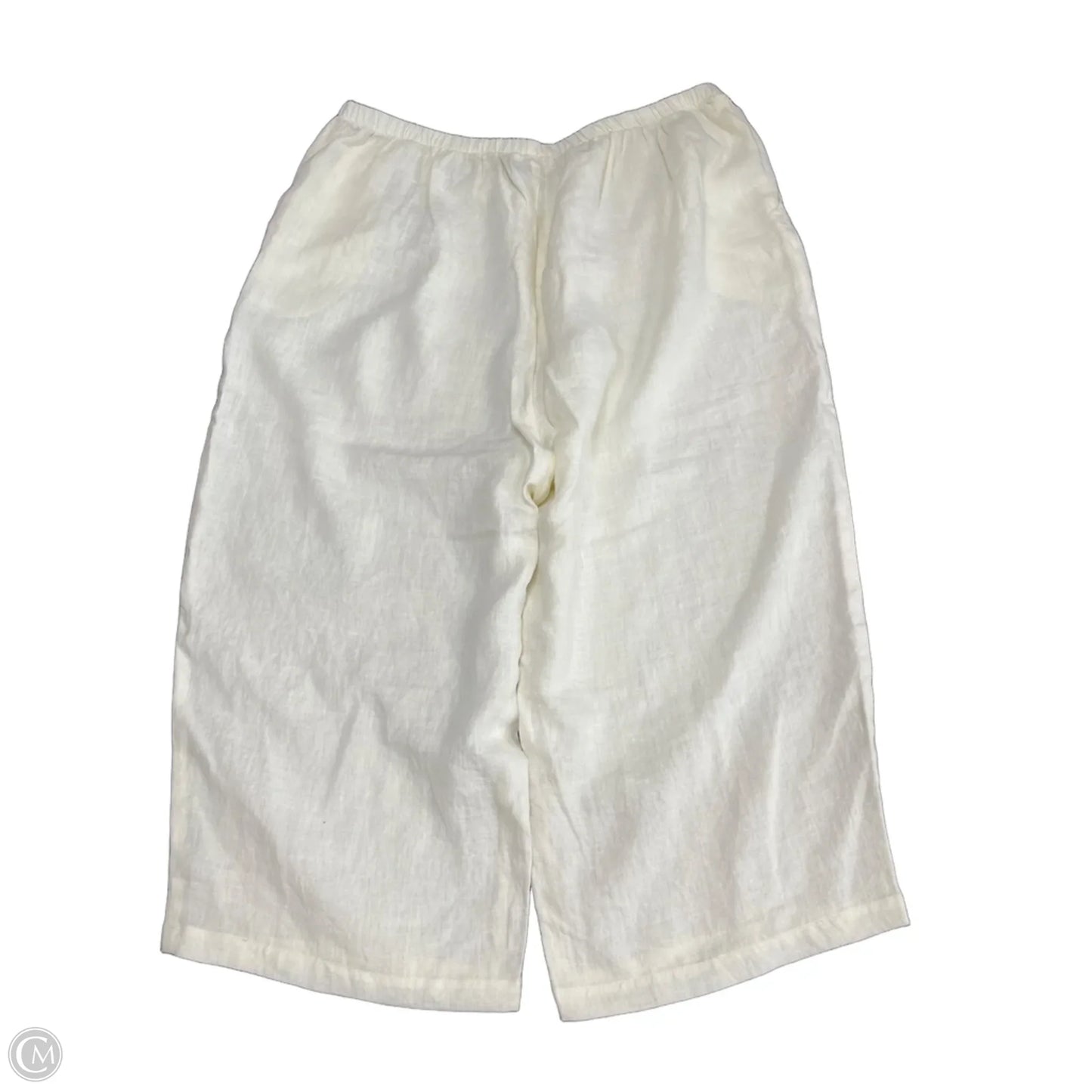 Pants Linen By Flax In Beige, Size: 3x
