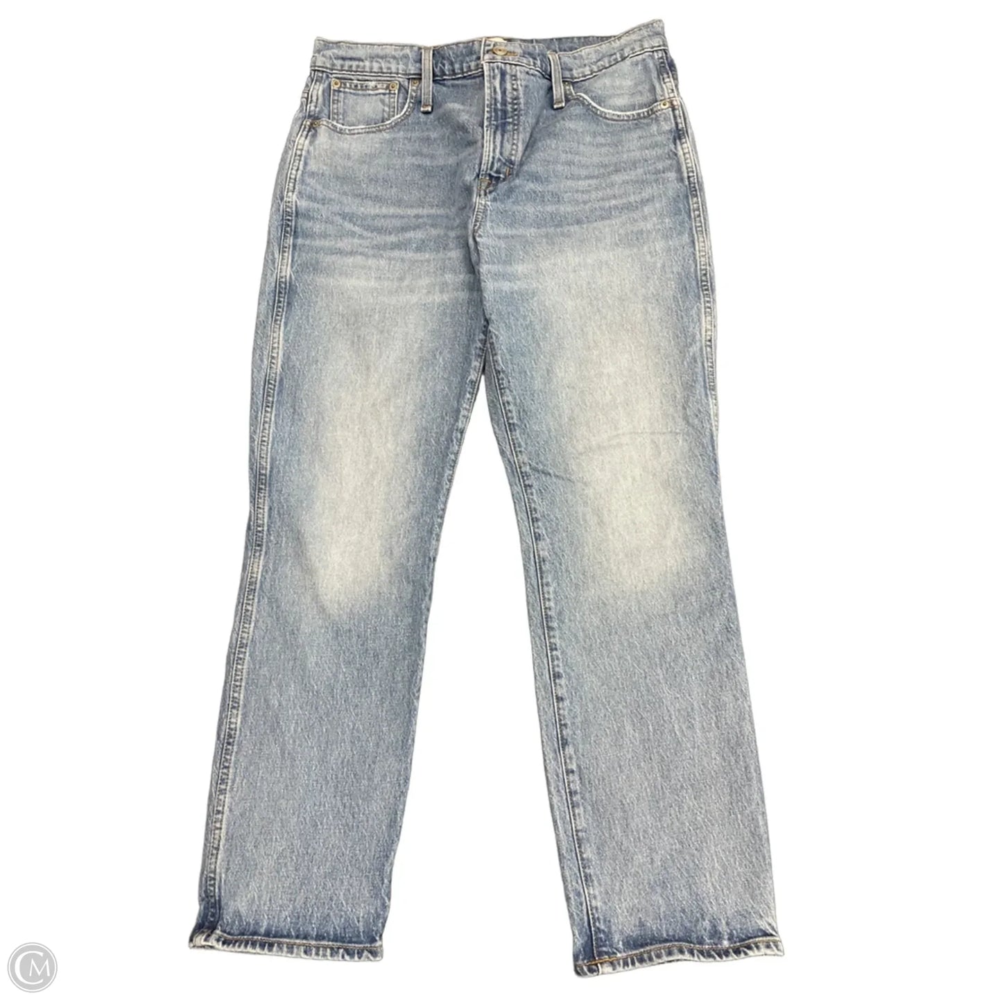 Jeans Straight By J. Crew In Blue Denim, Size: 12