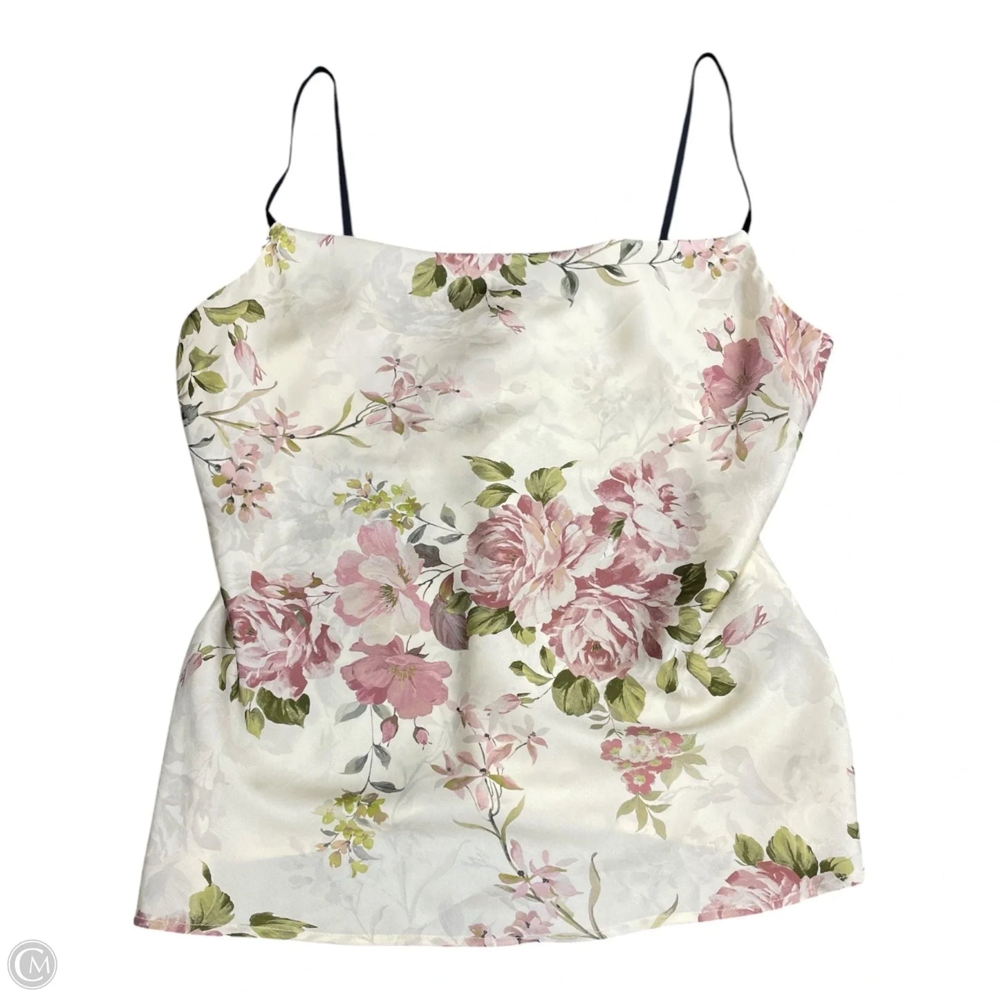 Top Sleeveless By Zara In Floral Print, Size: M