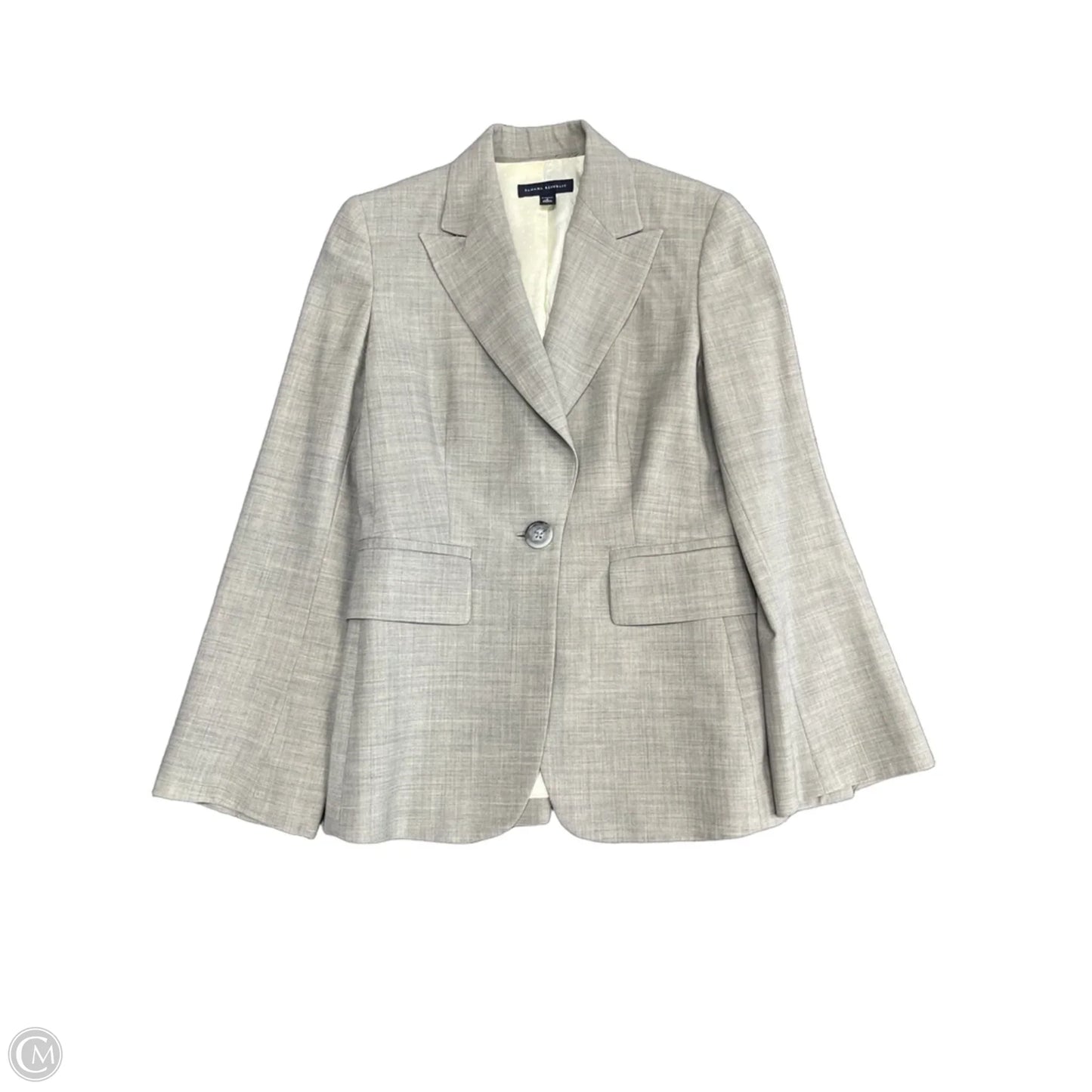 Blazer By Banana Republic In Beige, Size: 4