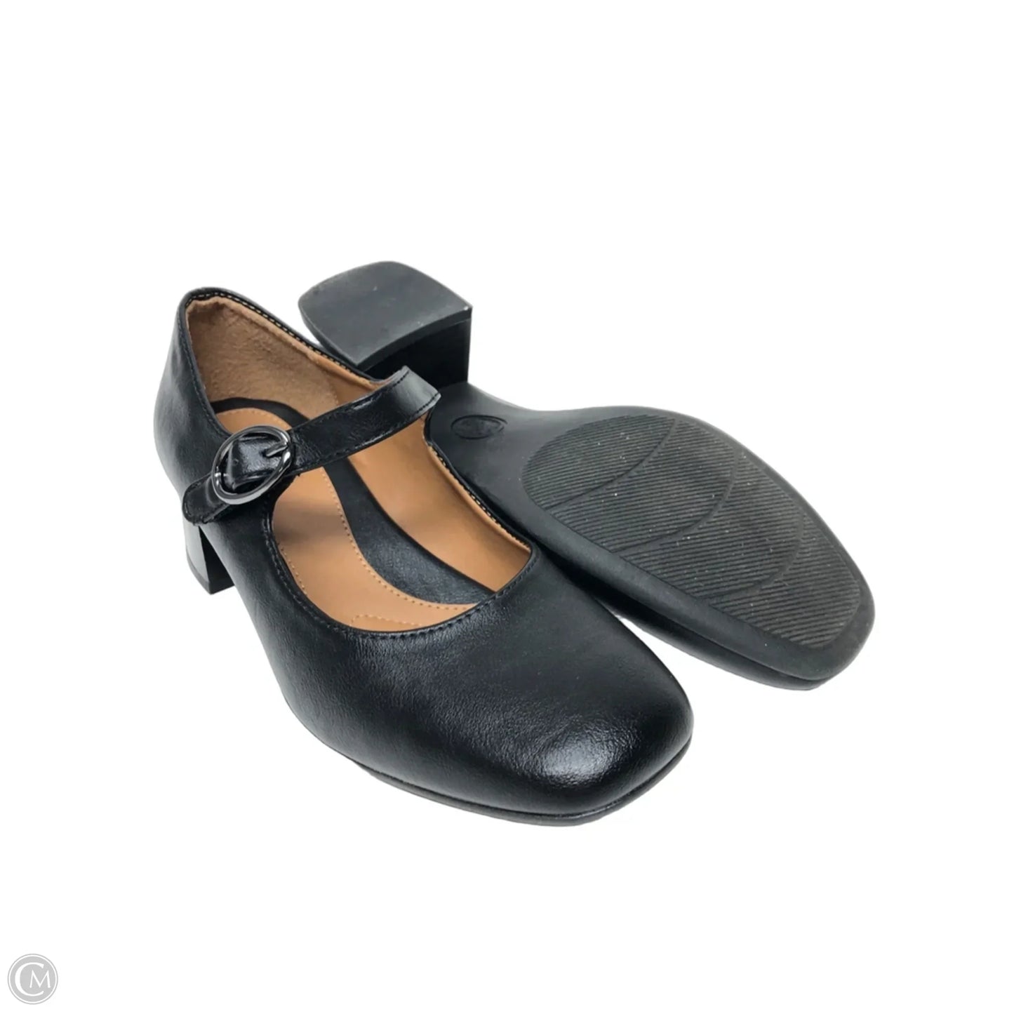 Shoes Heels Block By Sofft In Black, Size: 7