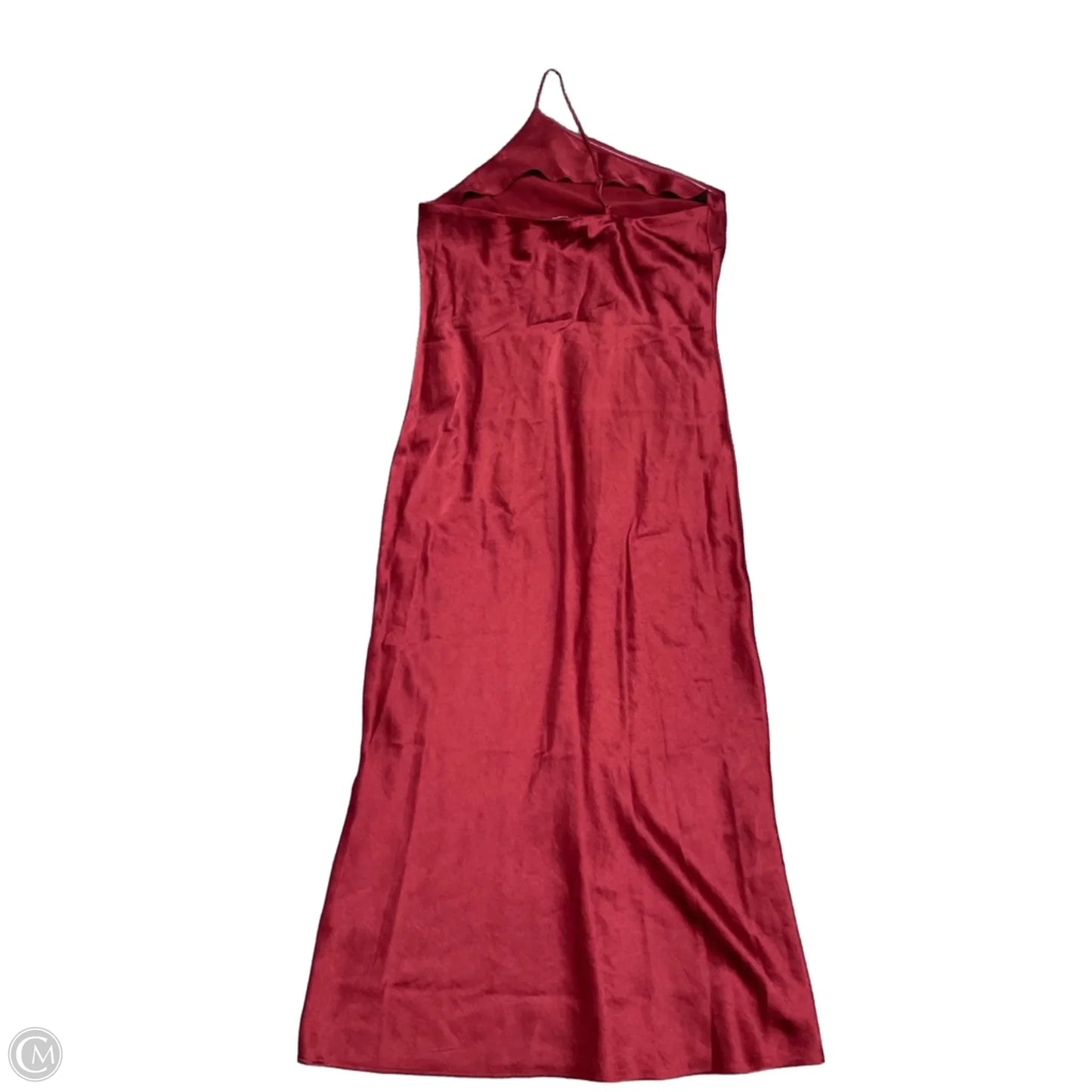 Dress Casual Midi By Express In Maroon, Size: M