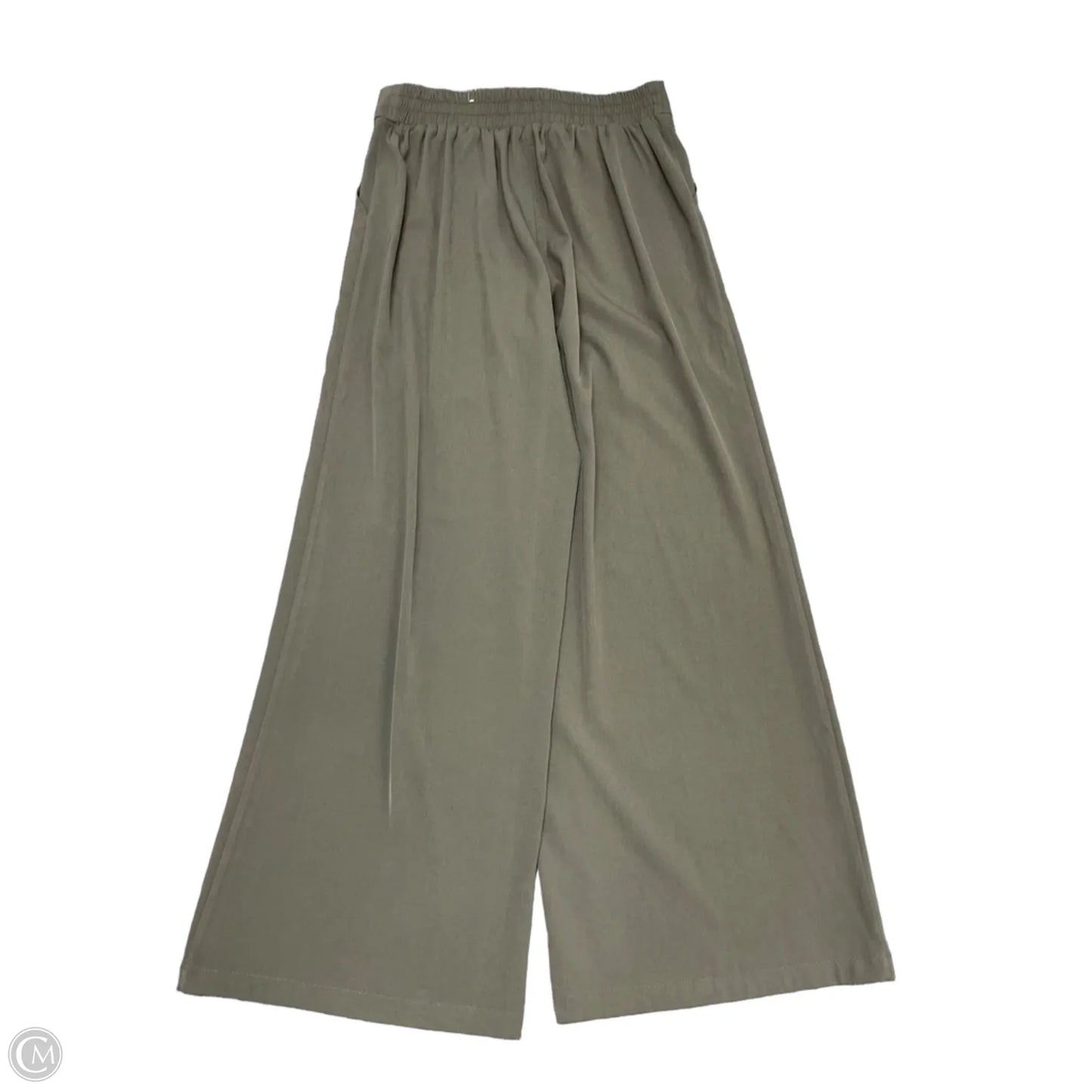 Pants Wide Leg By Max Studio In Green & Grey, Size: S