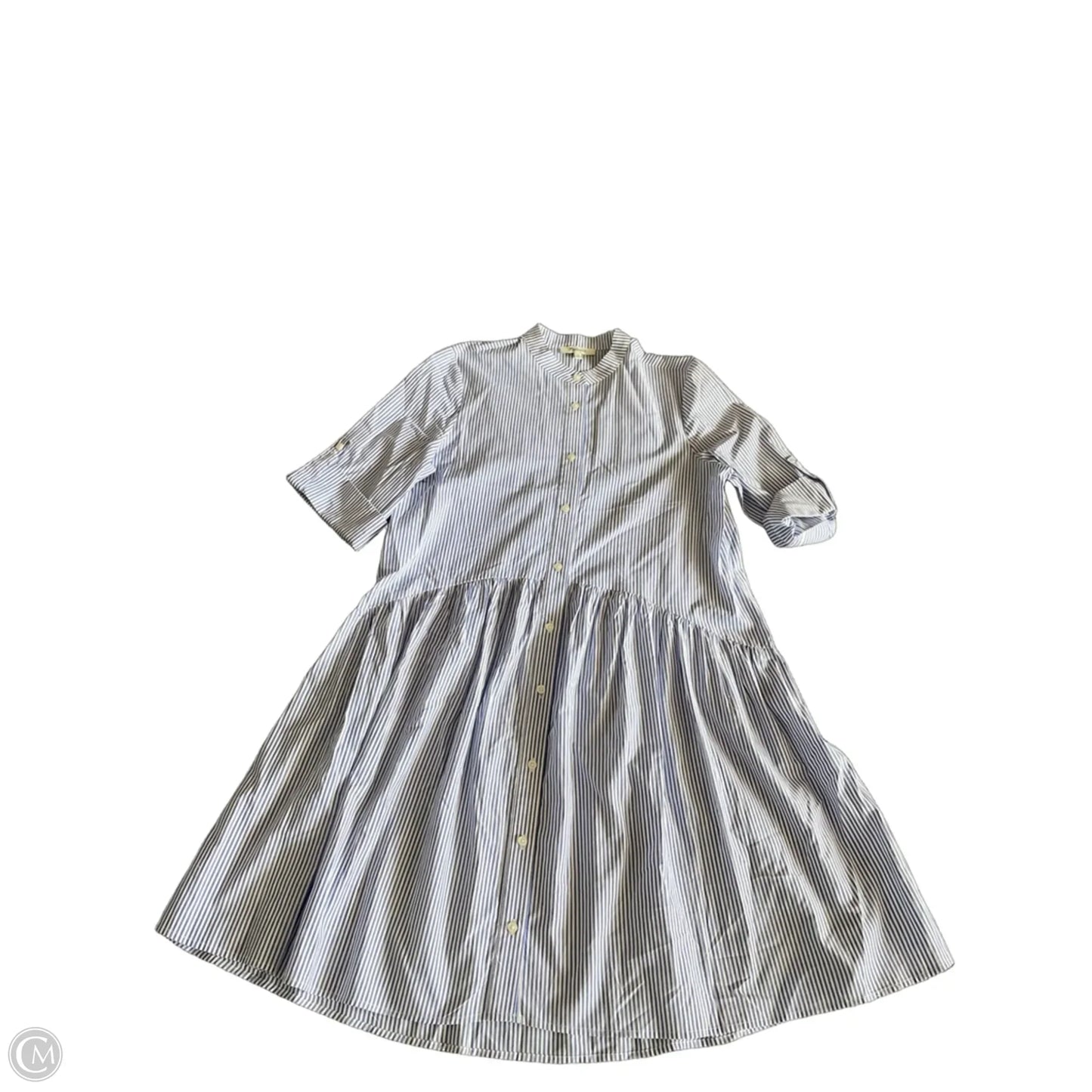 Dress Casual Short By Madewell In Blue & White, Size: Xs
