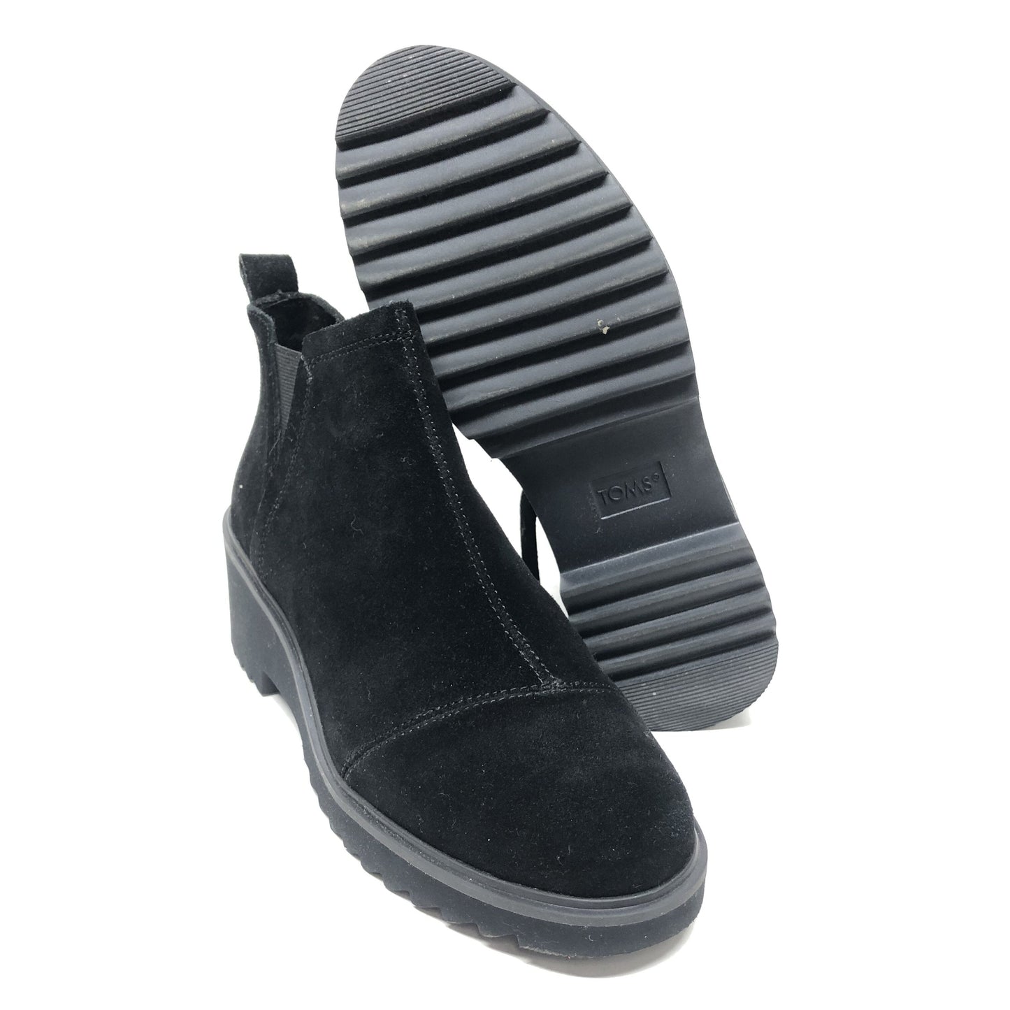 Boots Ankle Flats By Toms Size: 8.5