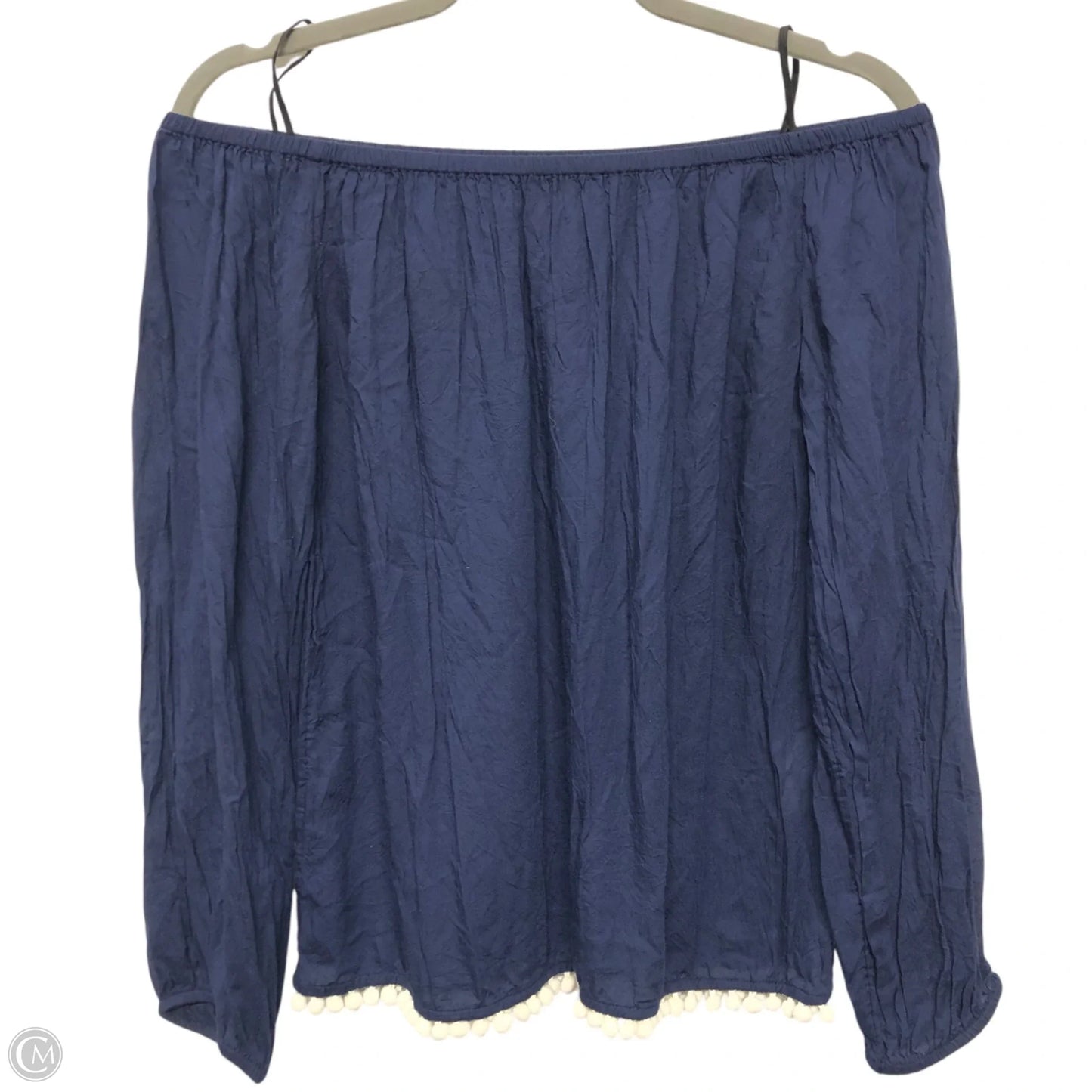 Top Long Sleeve Designer By Lilly Pulitzer In Navy, Size: Xs