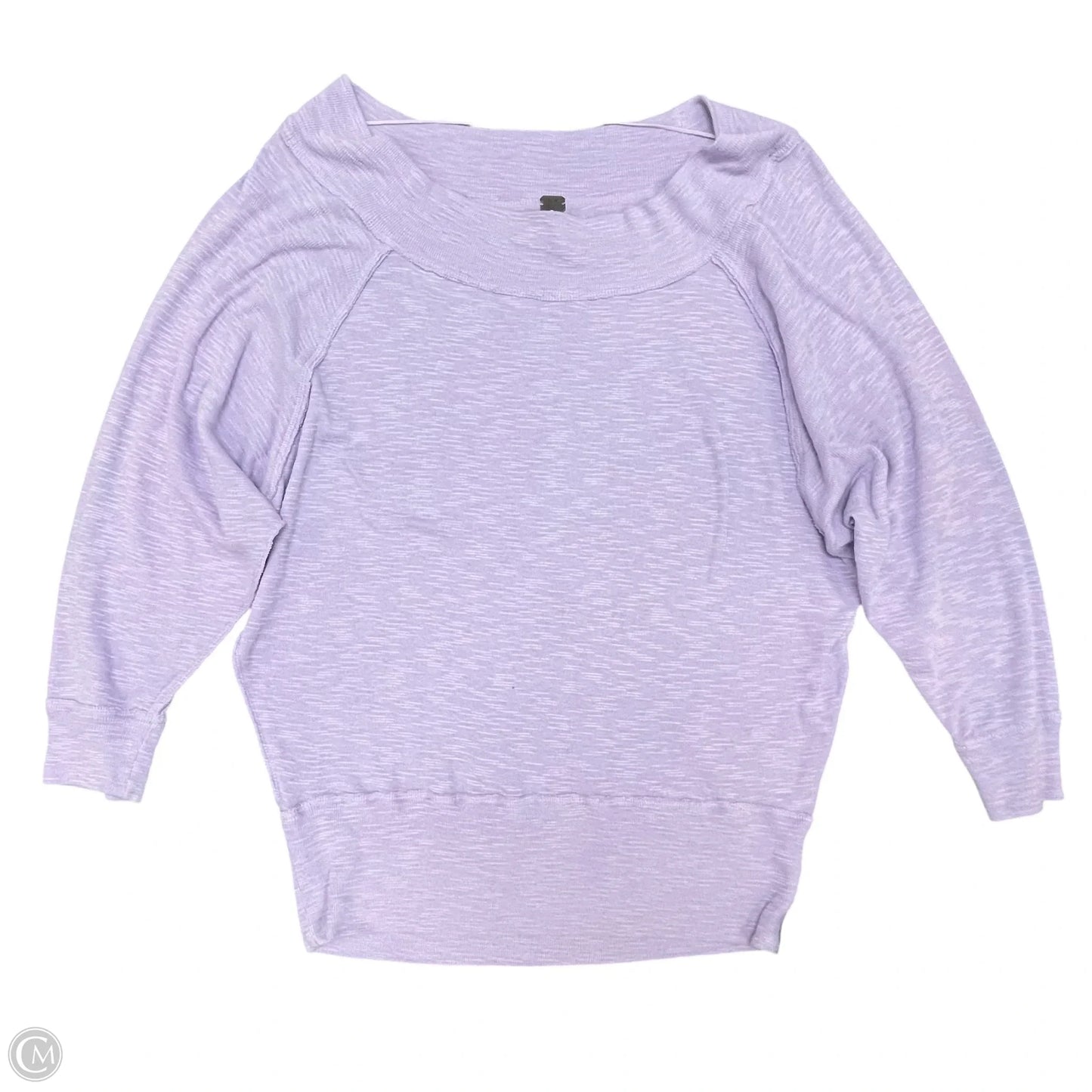 Top Long Sleeve By Free People In Purple, Size: L