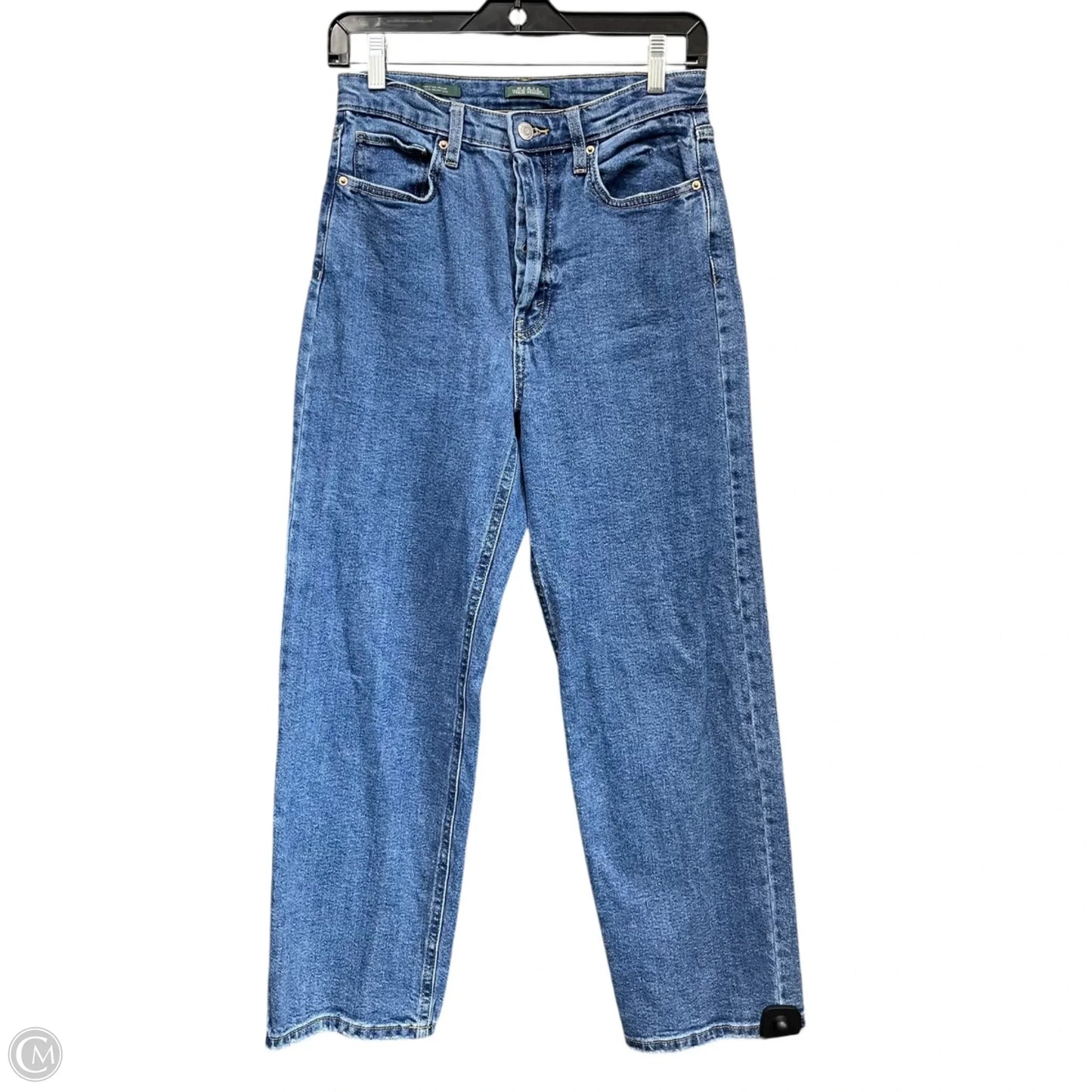Jeans Straight By Wild Fable In Blue Denim, Size: 4