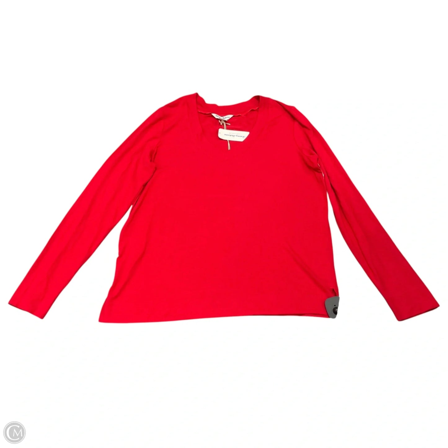 Top Long Sleeve Basic By Tommy Bahama In Red, Size: S