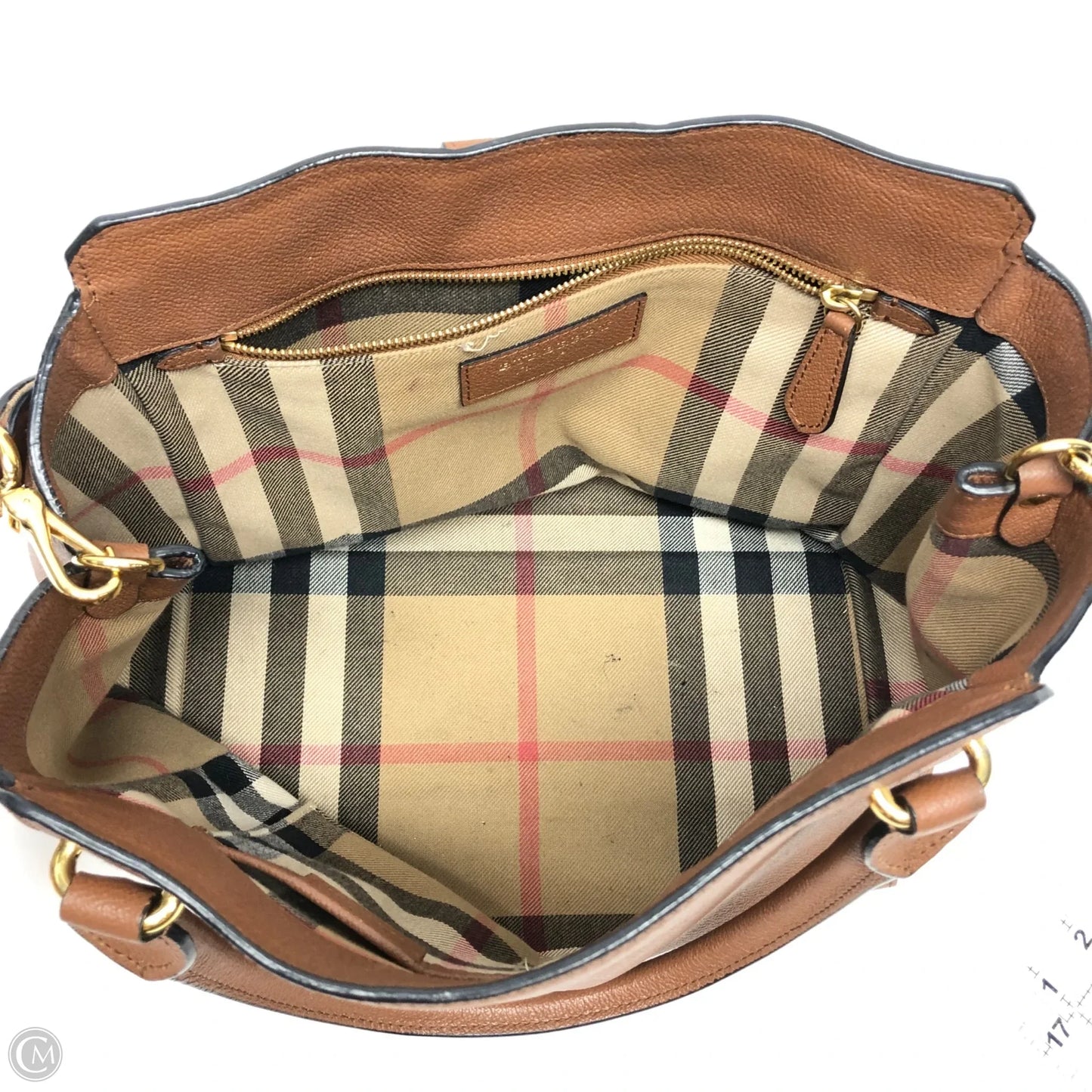 Handbag Luxury Designer By Burberry, Size: Medium