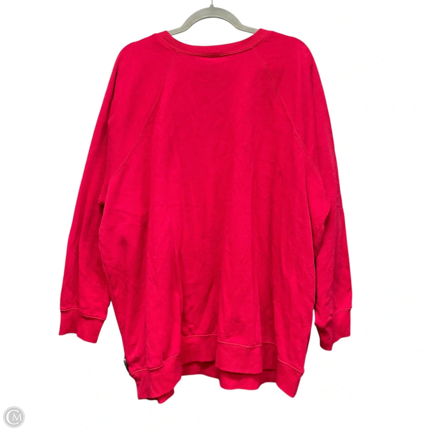 Sweatshirt Crewneck By Torrid In Red, Size: 3x