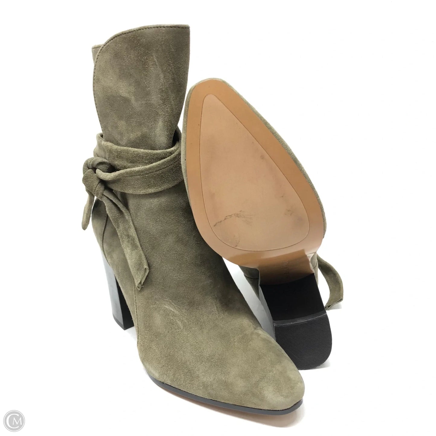 Boots Ankle Heels By Banana Republic In Green, Size: 7