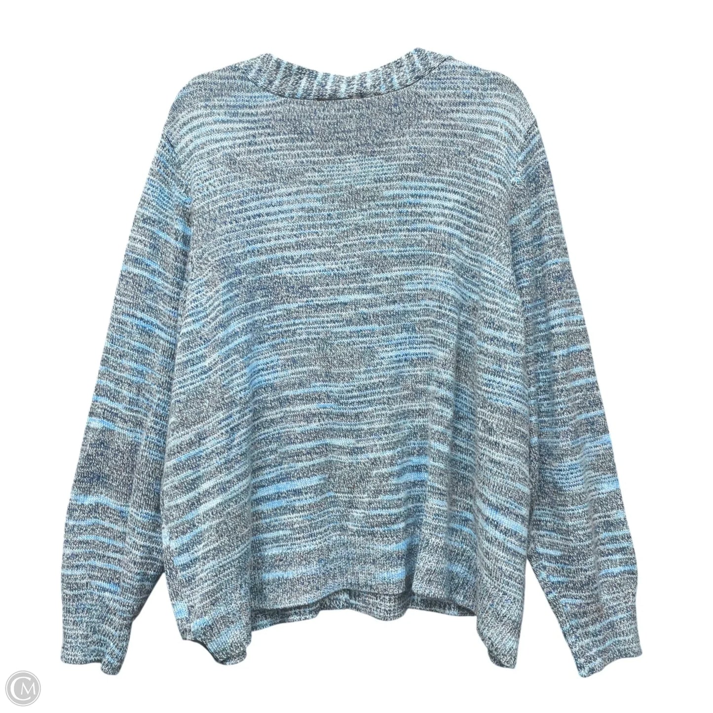 Sweater Cardigan By Lane Bryant In Blue, Size: 3x