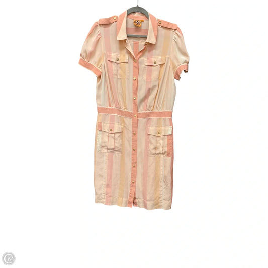 Dress Designer By Tory Burch In Peach, Size: 12