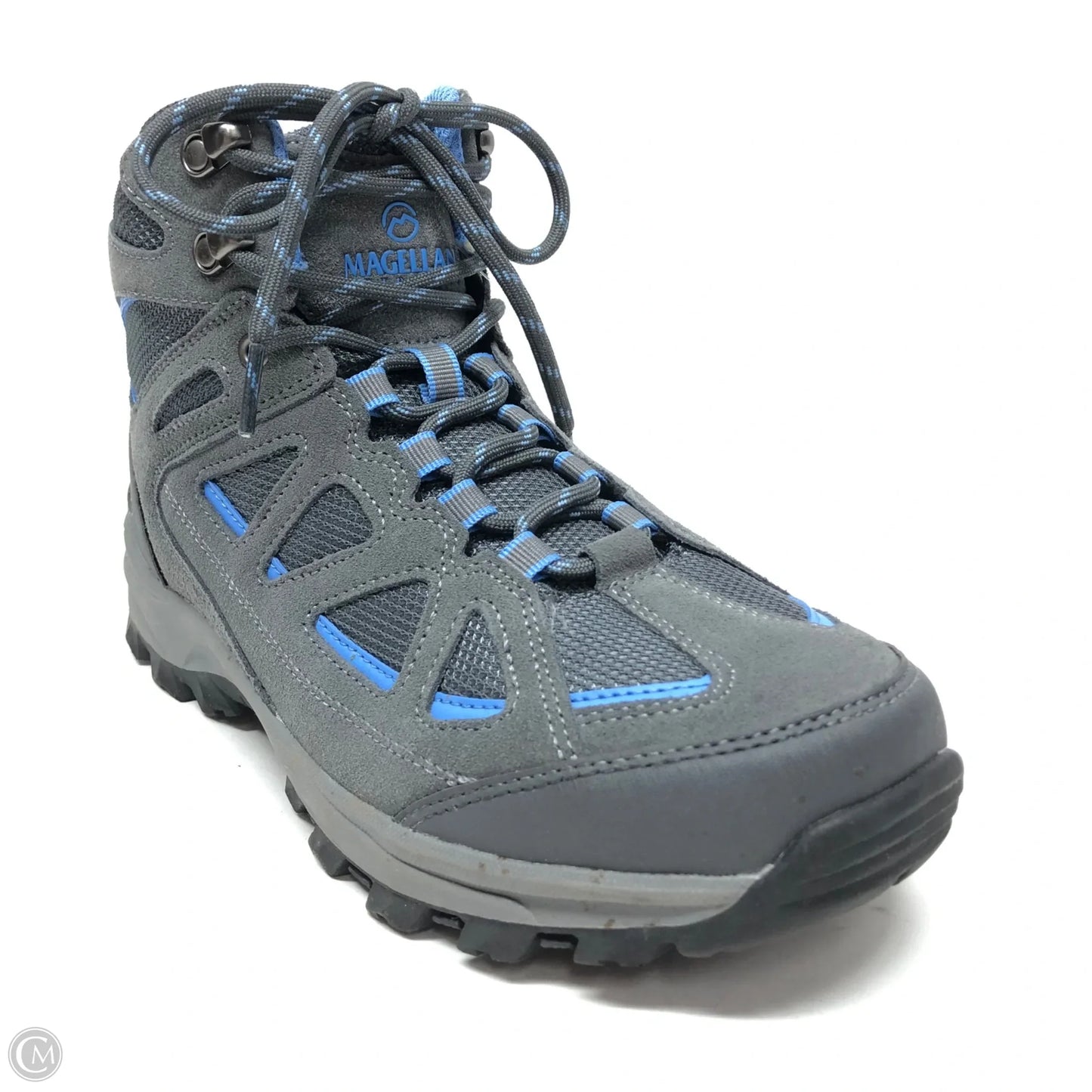Boots Hiking By Magellan In Blue & Grey, Size: 9.5