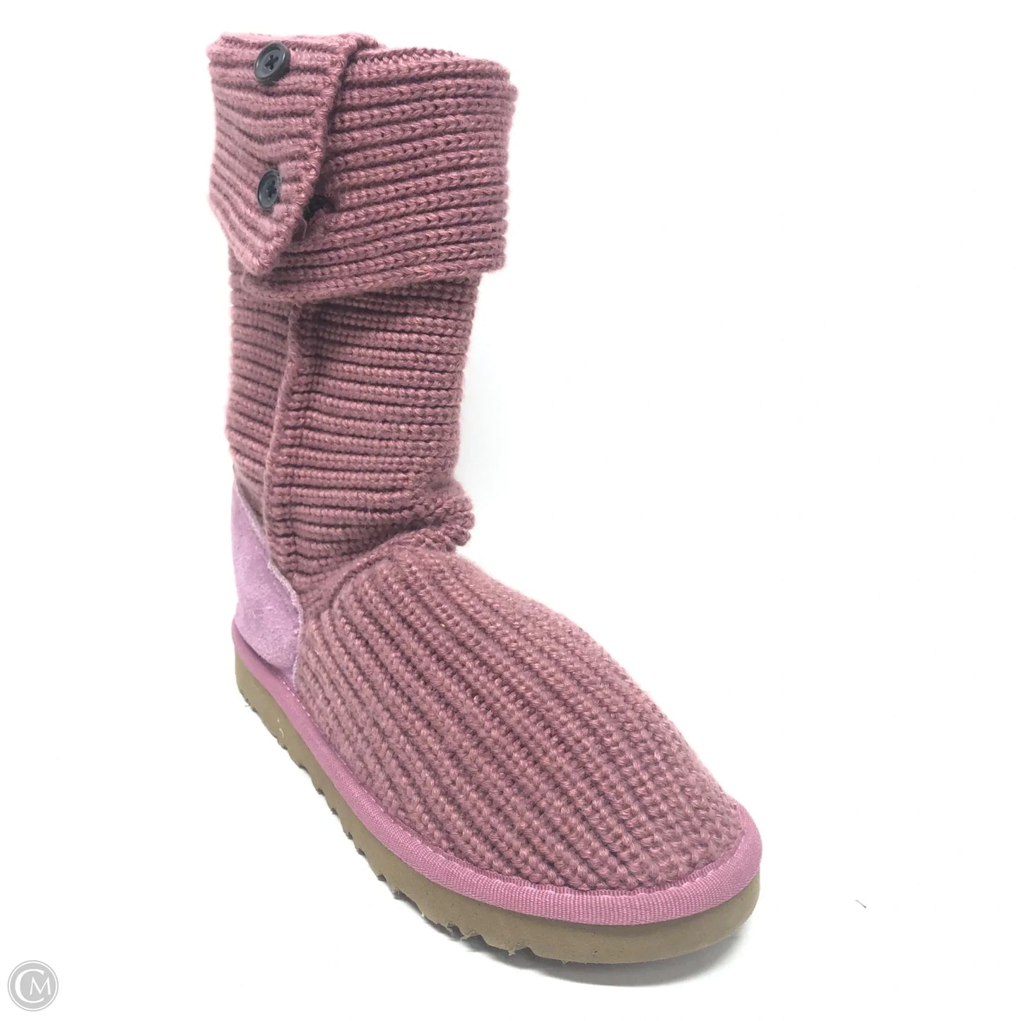 Boots Designer By Ugg In Pink, Size: 8