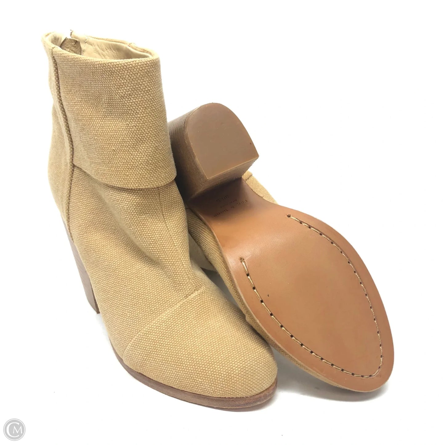 Boots Ankle Heels By Rag And Bone In Tan, Size: 6.5