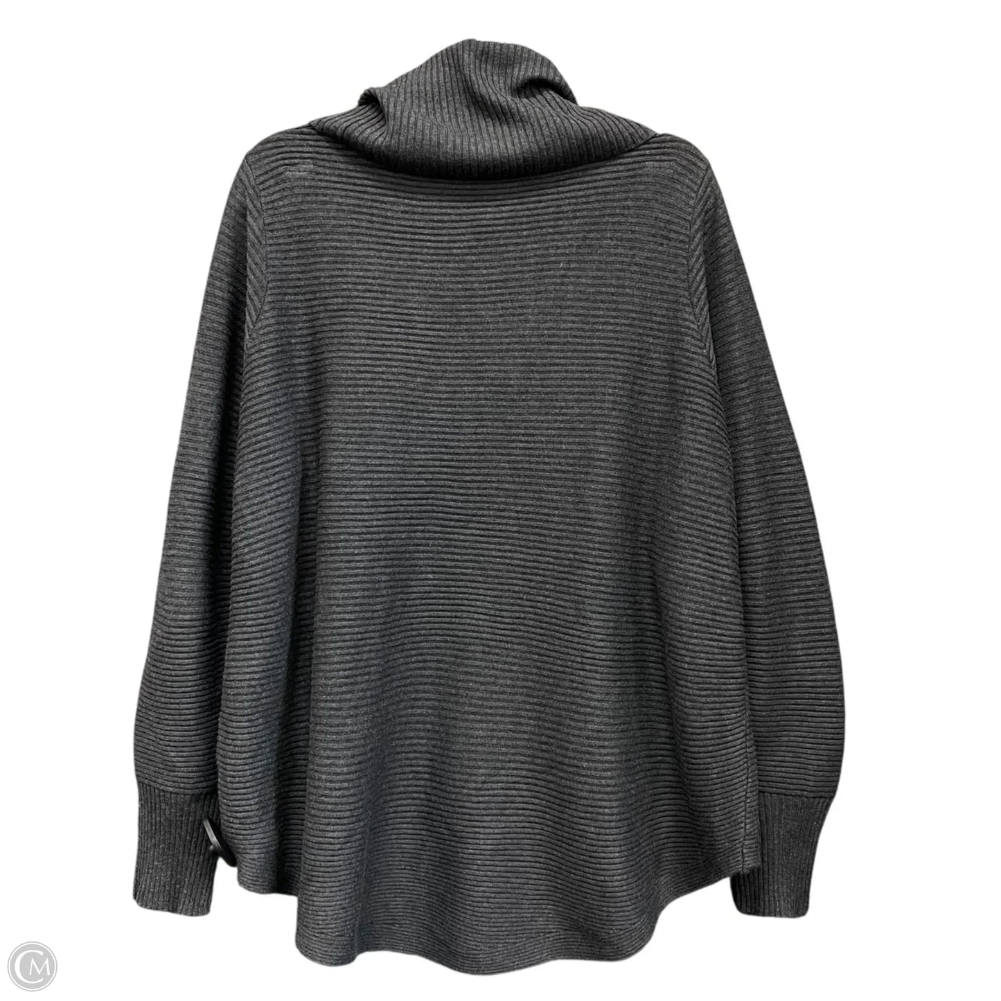 Sweater By Cyrus Knits In Grey, Size: 1x