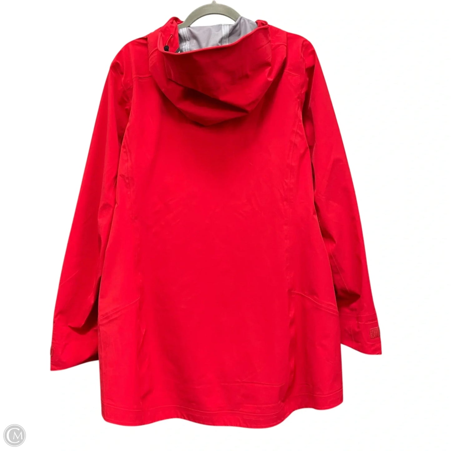 Jacket Windbreaker By Duluth Trading In Red, Size: L
