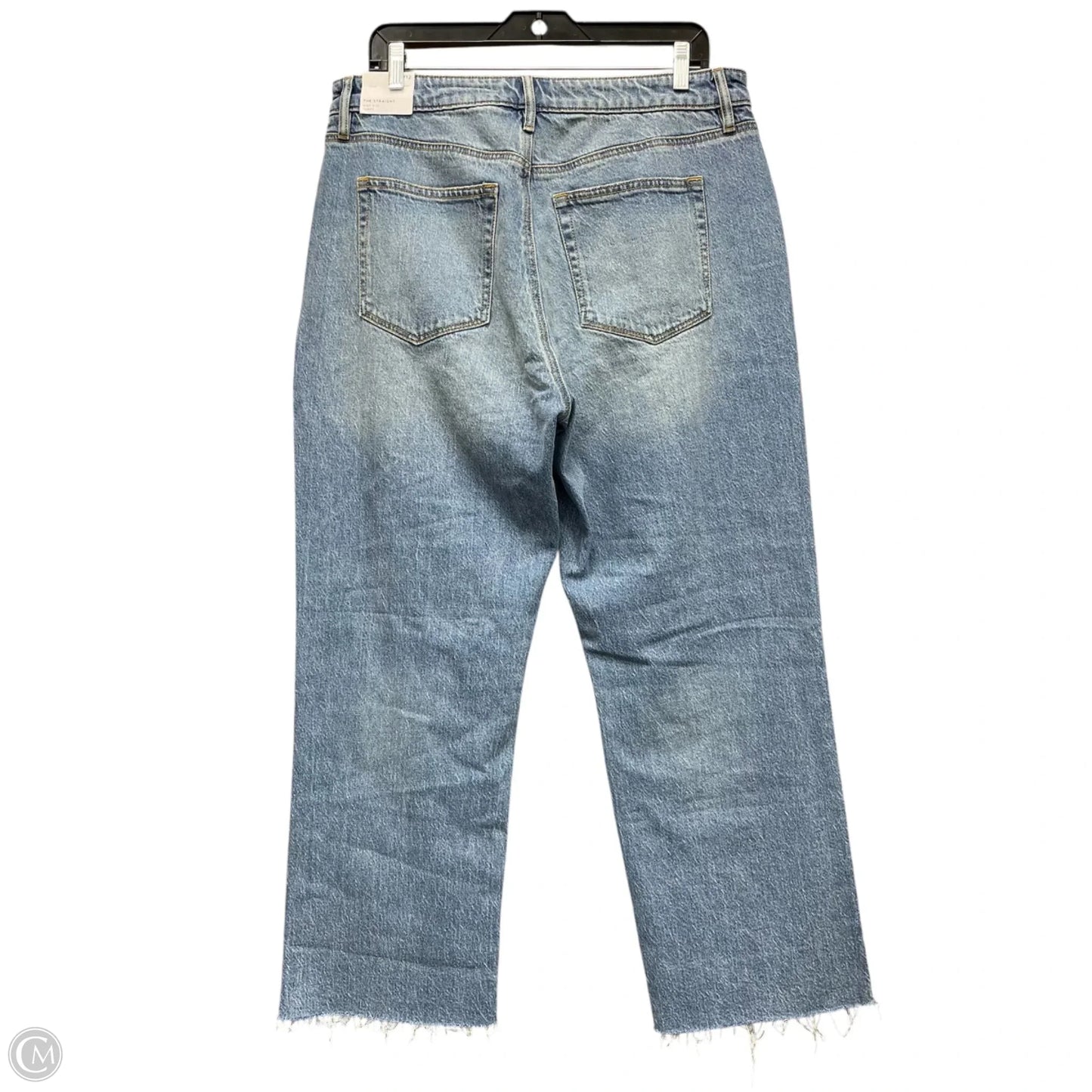 Jeans Straight By Loft In Blue Denim, Size: 12