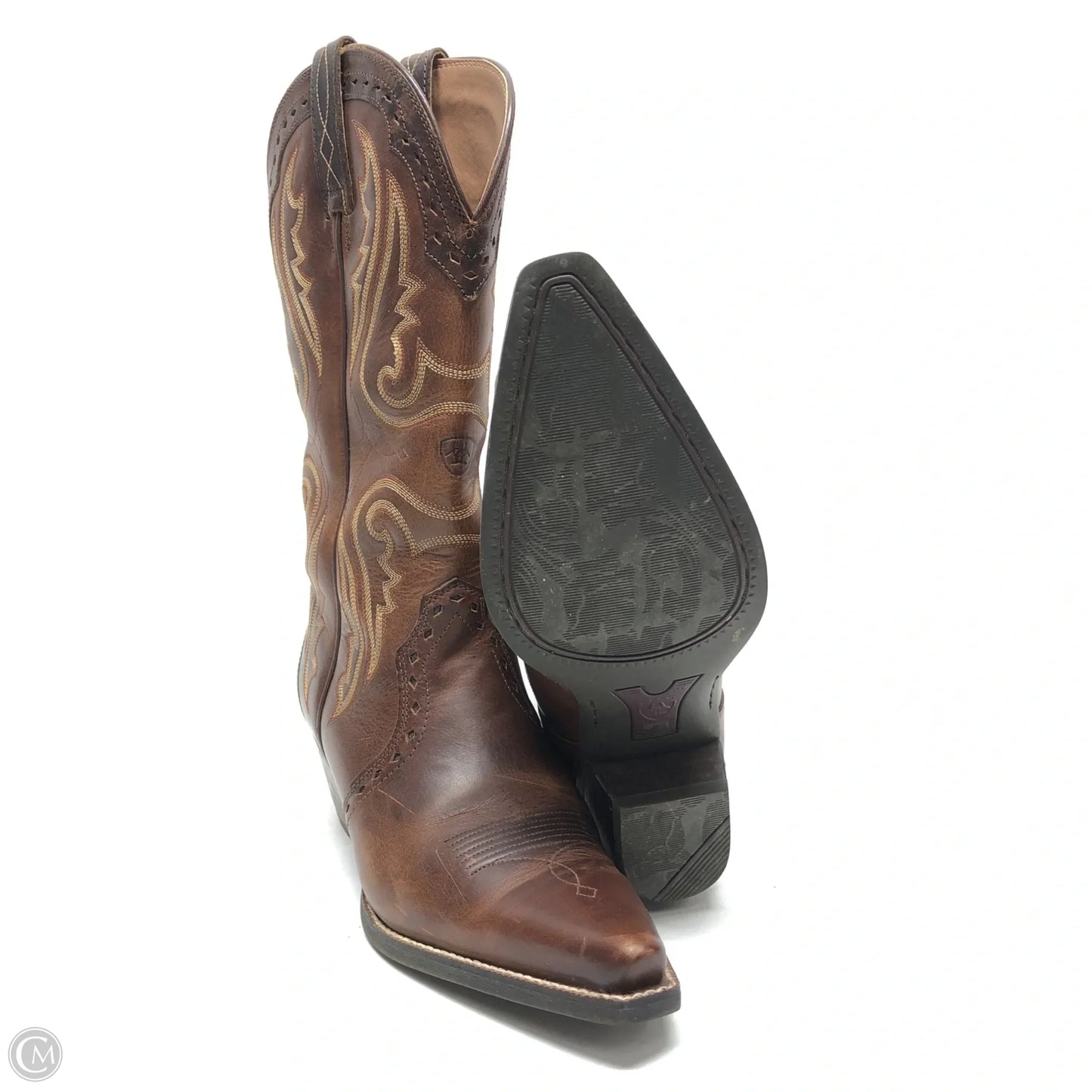 Boots Western By Ariat In Brown, Size: 9