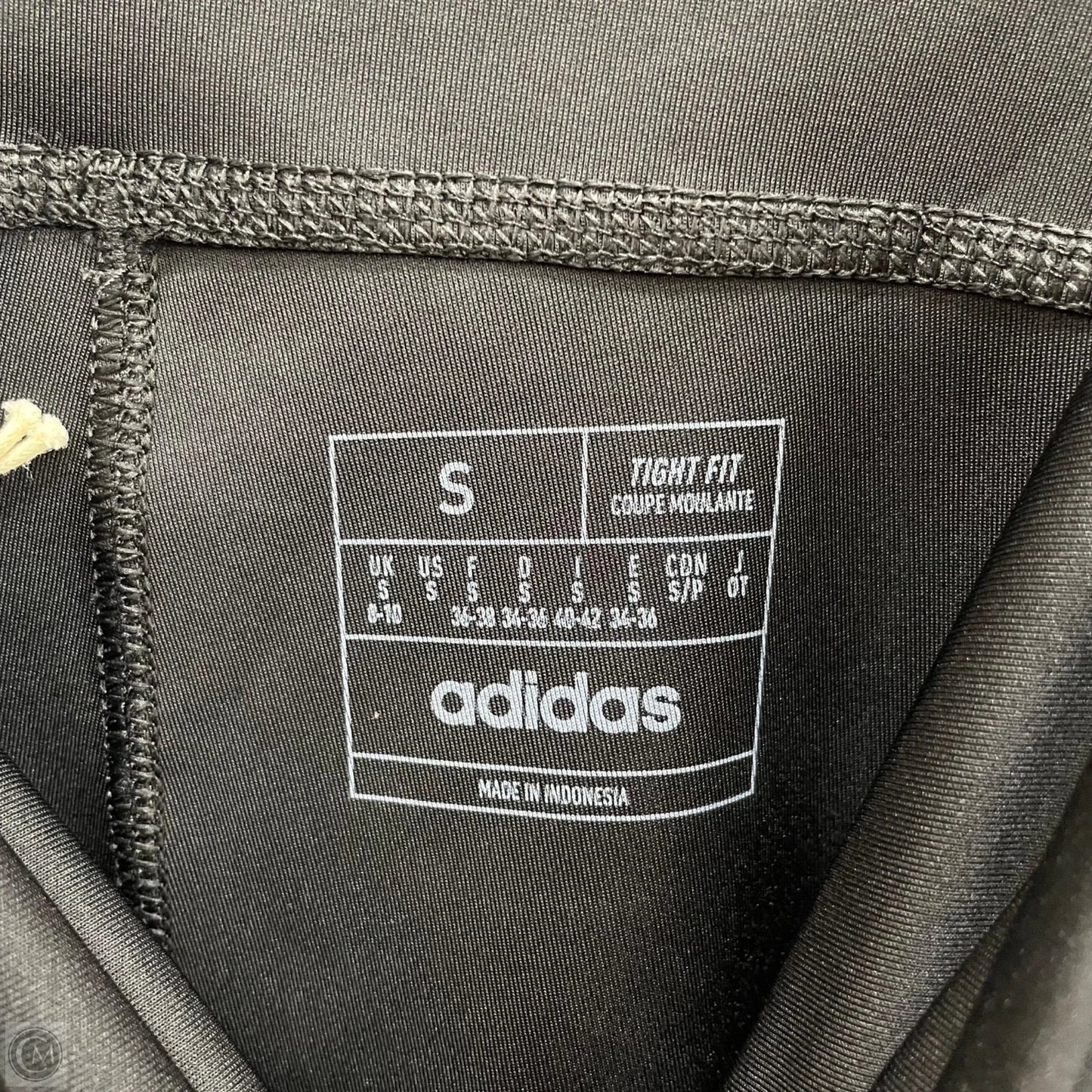 Athletic Leggings By Adidas In Black, Size: S