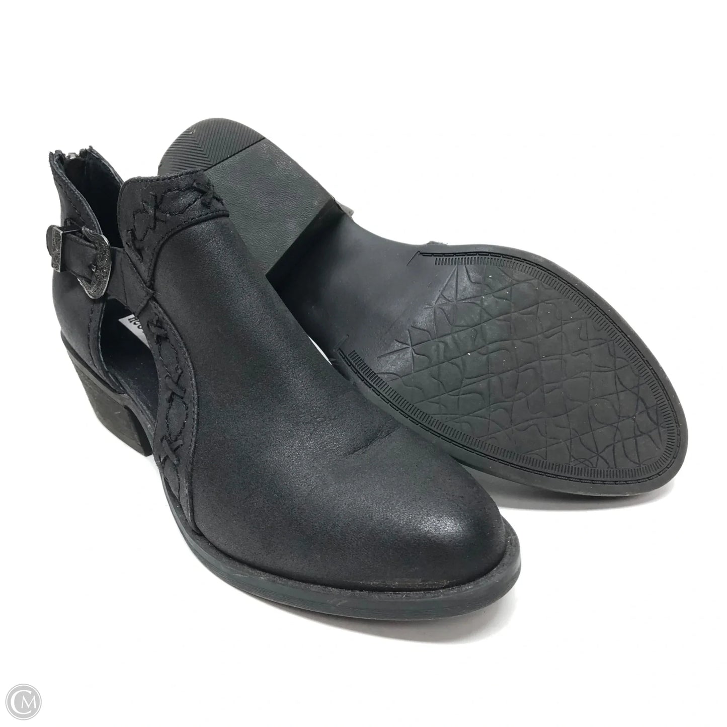 Boots Ankle Heels By Not Rated In Black, Size: 8.5