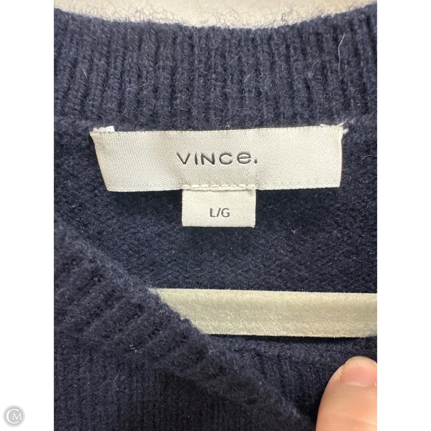 Sweater Cashmere By Vince In Navy, Size: L