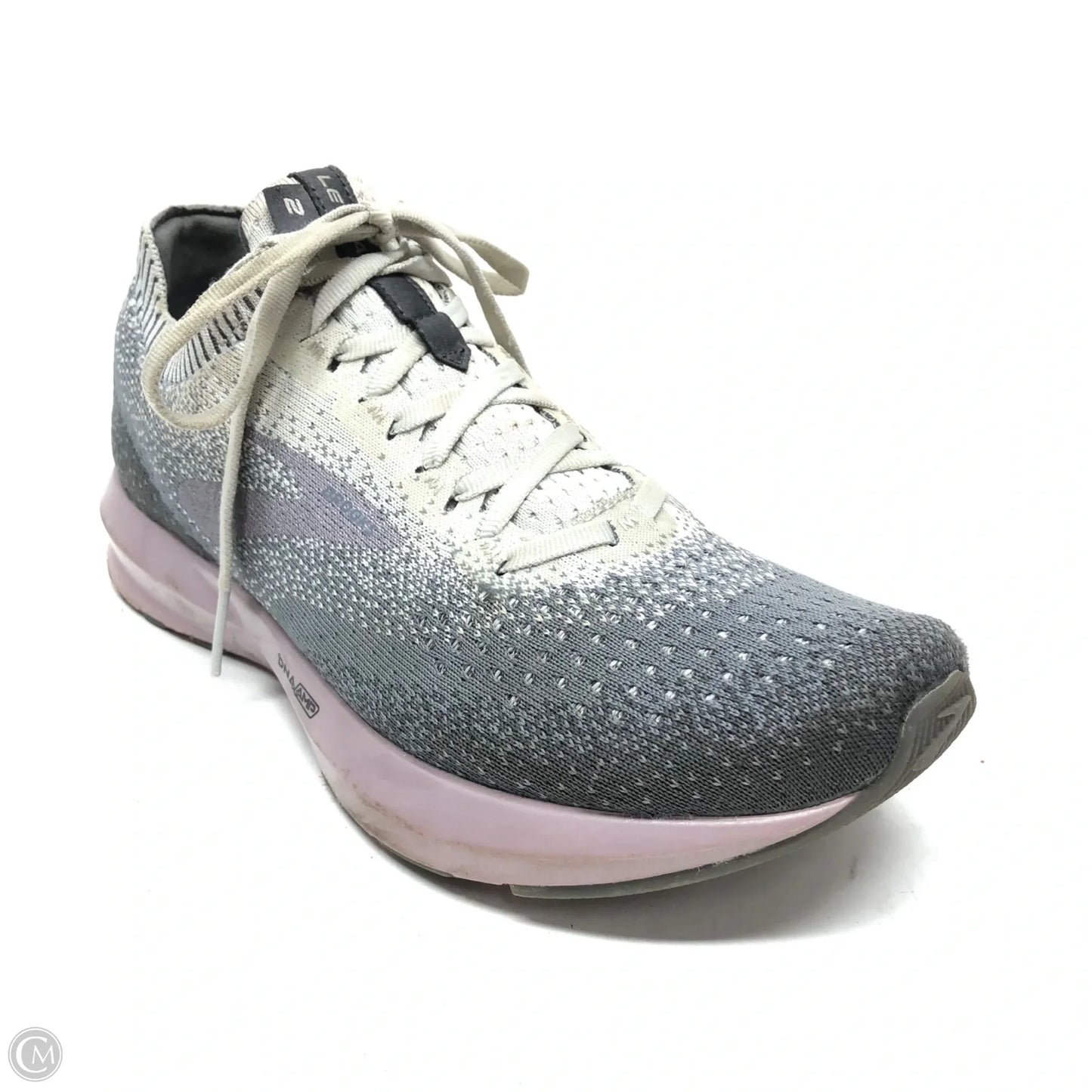 Shoes Athletic By Brooks In Grey & Pink, Size: 9.5