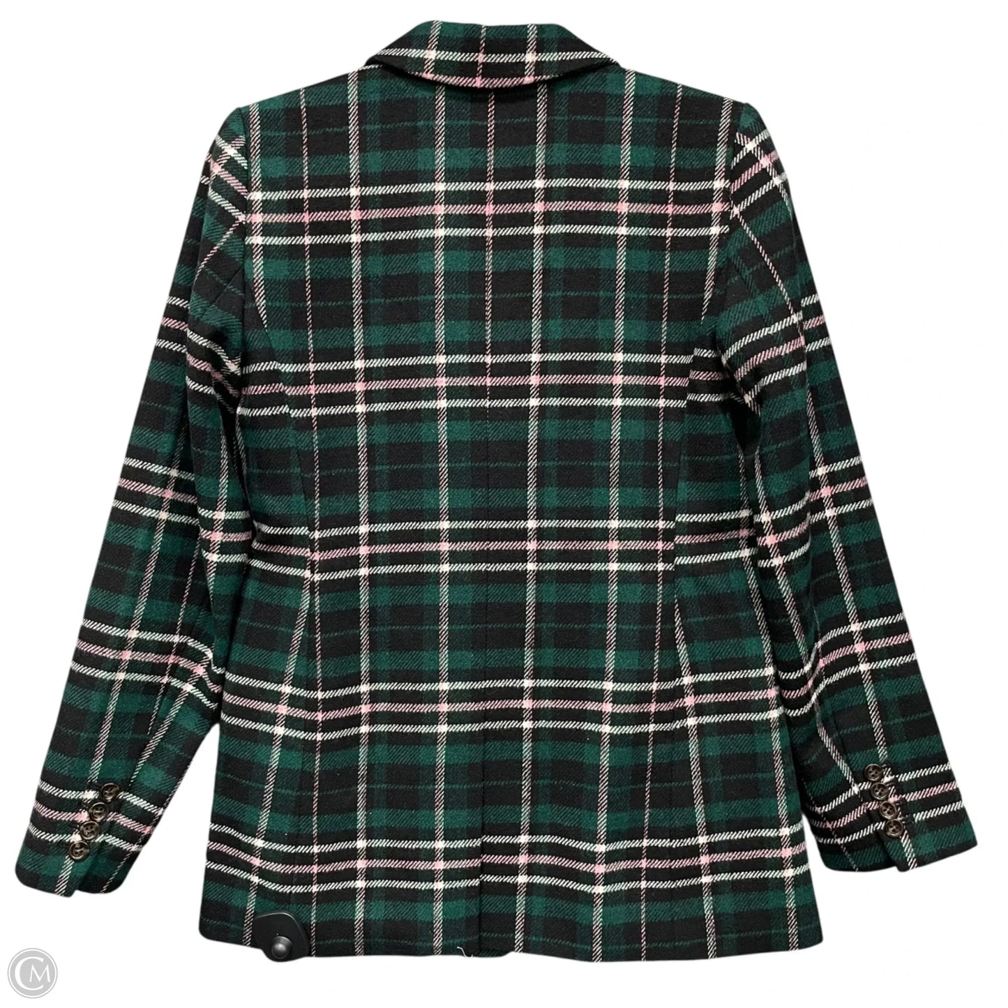 Blazer By Ann Taylor In Black & Green, Size: 2