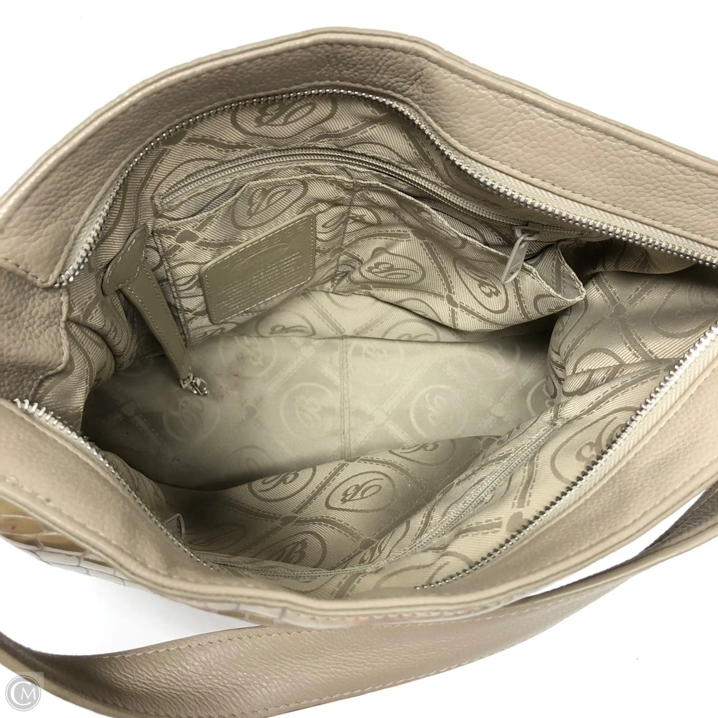 Handbag Leather By Brighton, Size: Medium